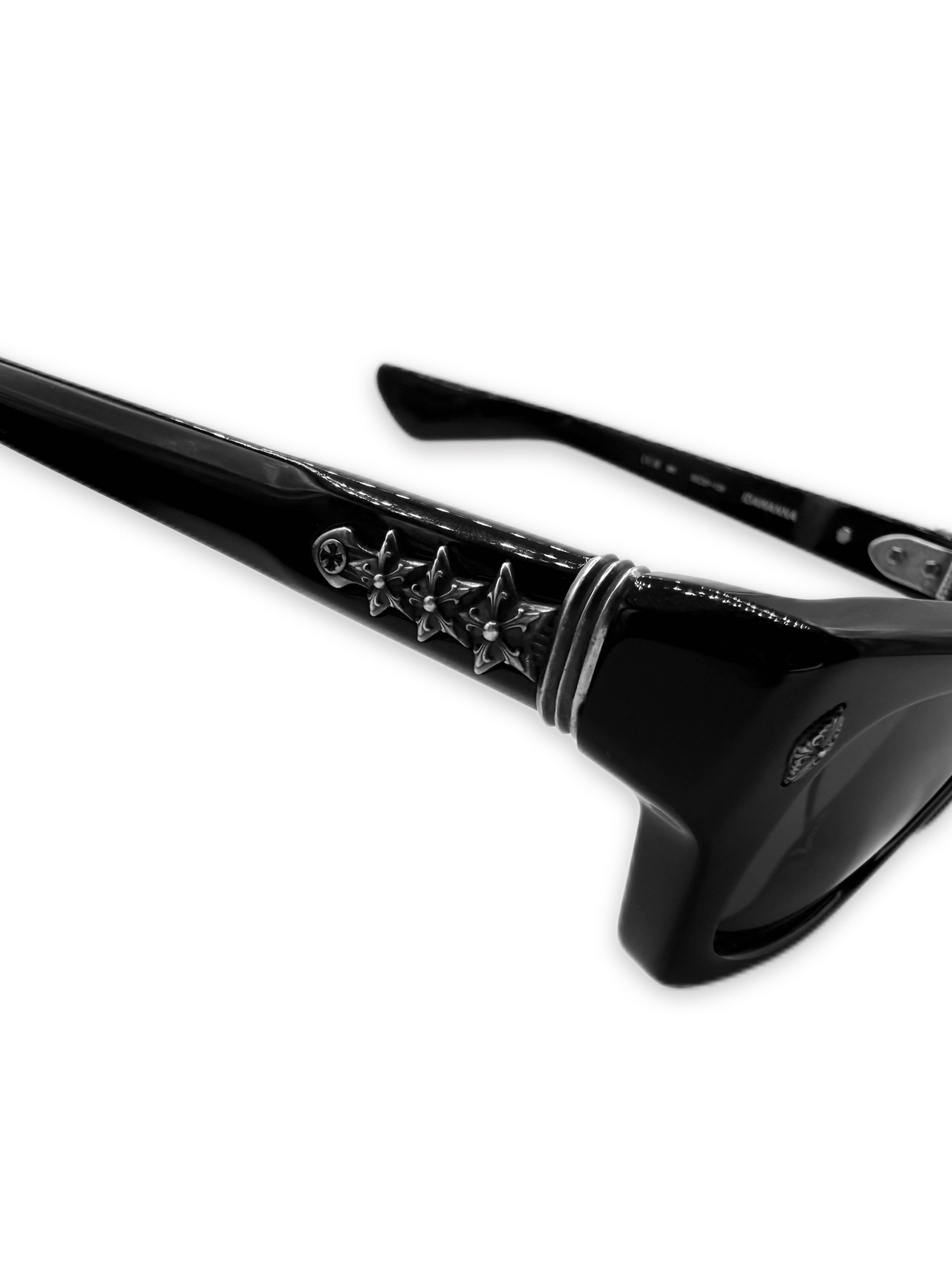 Chrome Hearts ‘Idawanna’ Star Black Square Sunglasses