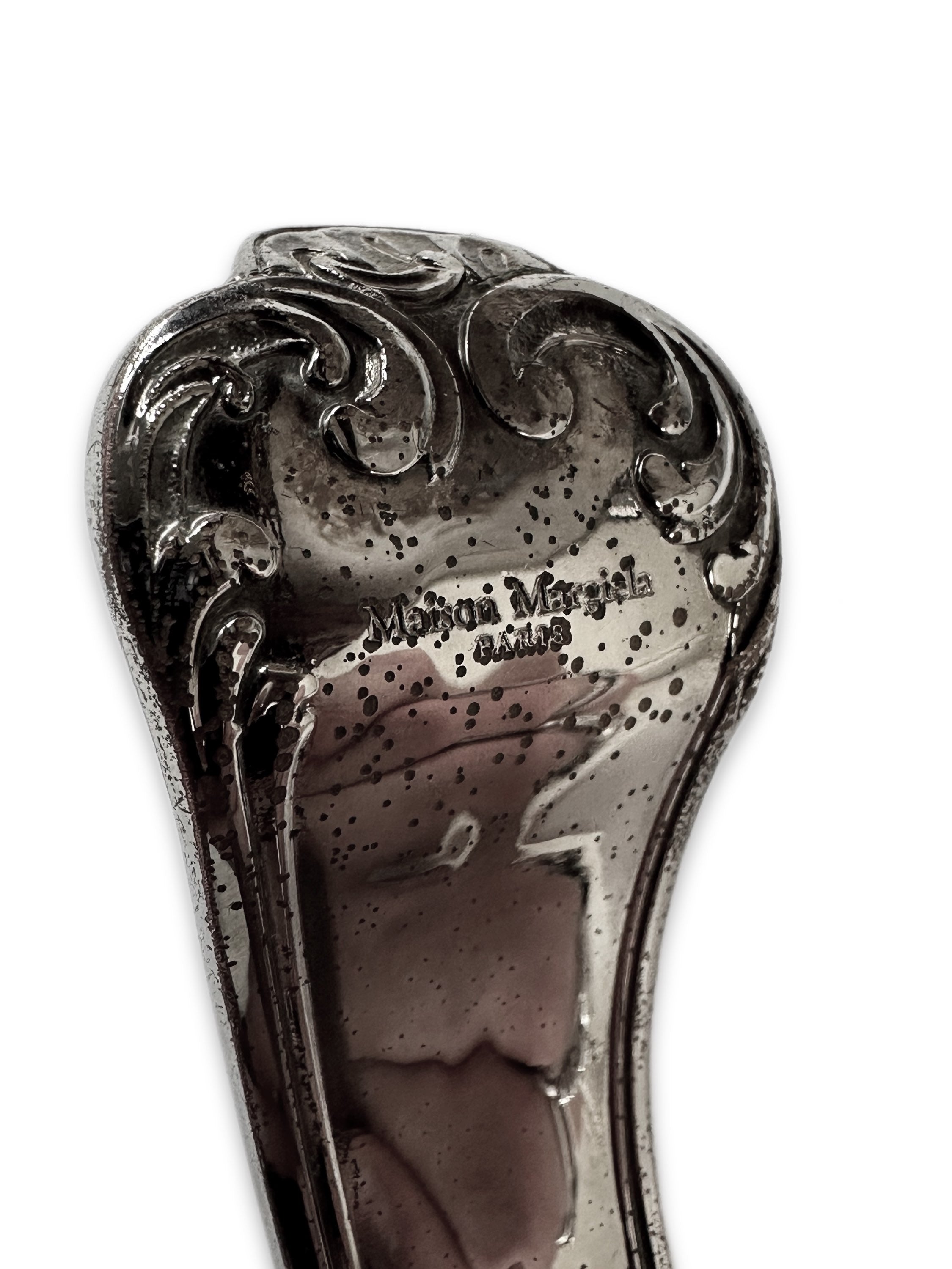 AW05 MAISON MARGIELA 0 ARTISANAL 'SPOON' UPCYCLED SILVER BRACELET