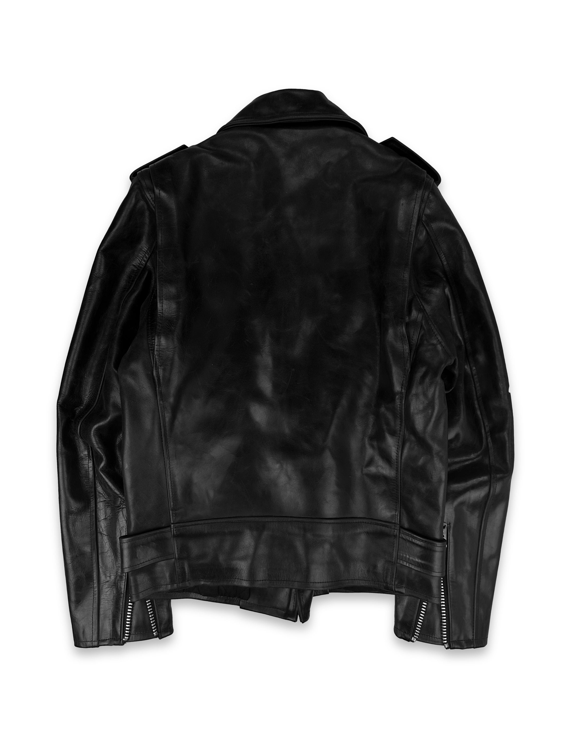 90s Y’s For Men ‘Perfecto’ Zip Black Leather Biker Jacket