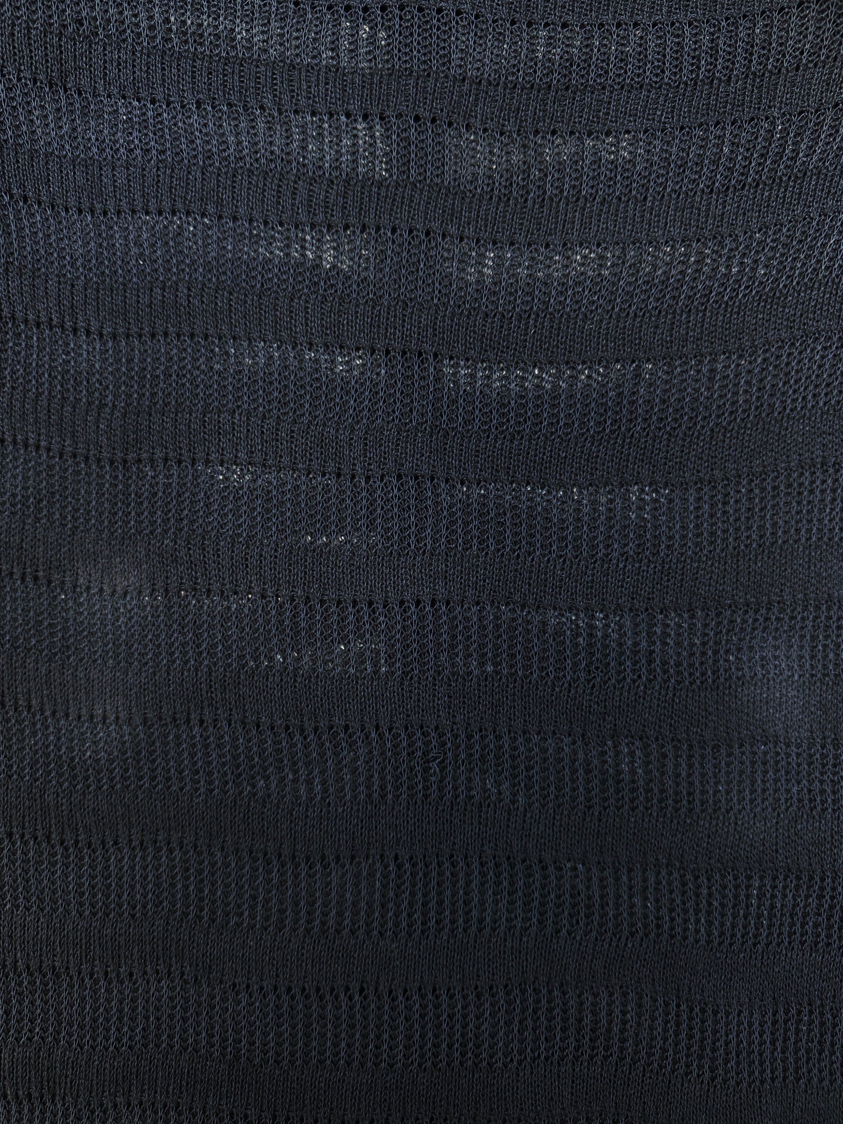 AW06 Rick Owens ‘Dustulator’ Fish Net Ribbed Long Sleeve Knit Sweater