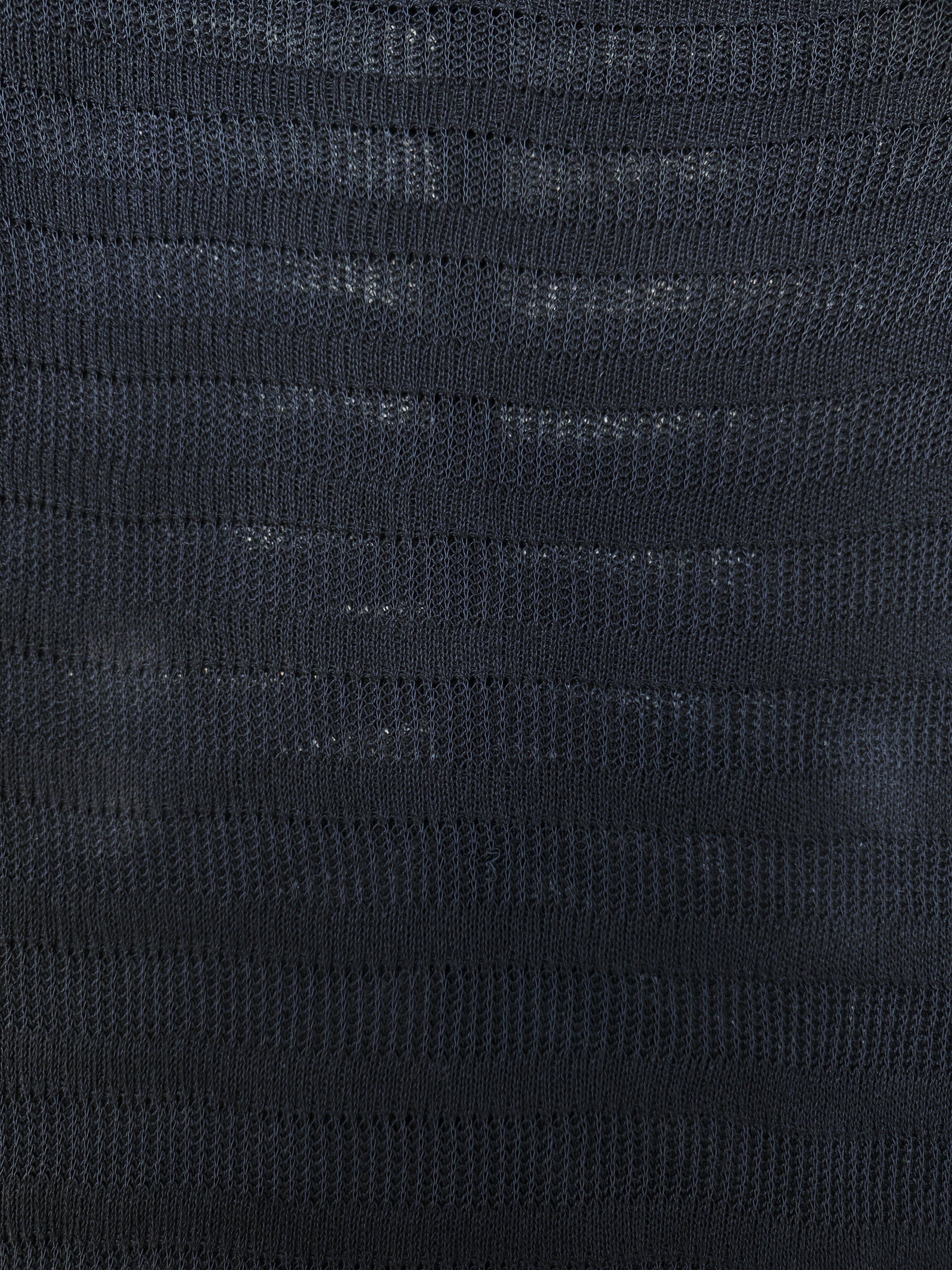 AW06 Rick Owens ‘Dustulator’ Fish Net Ribbed Long Sleeve Knit Sweater