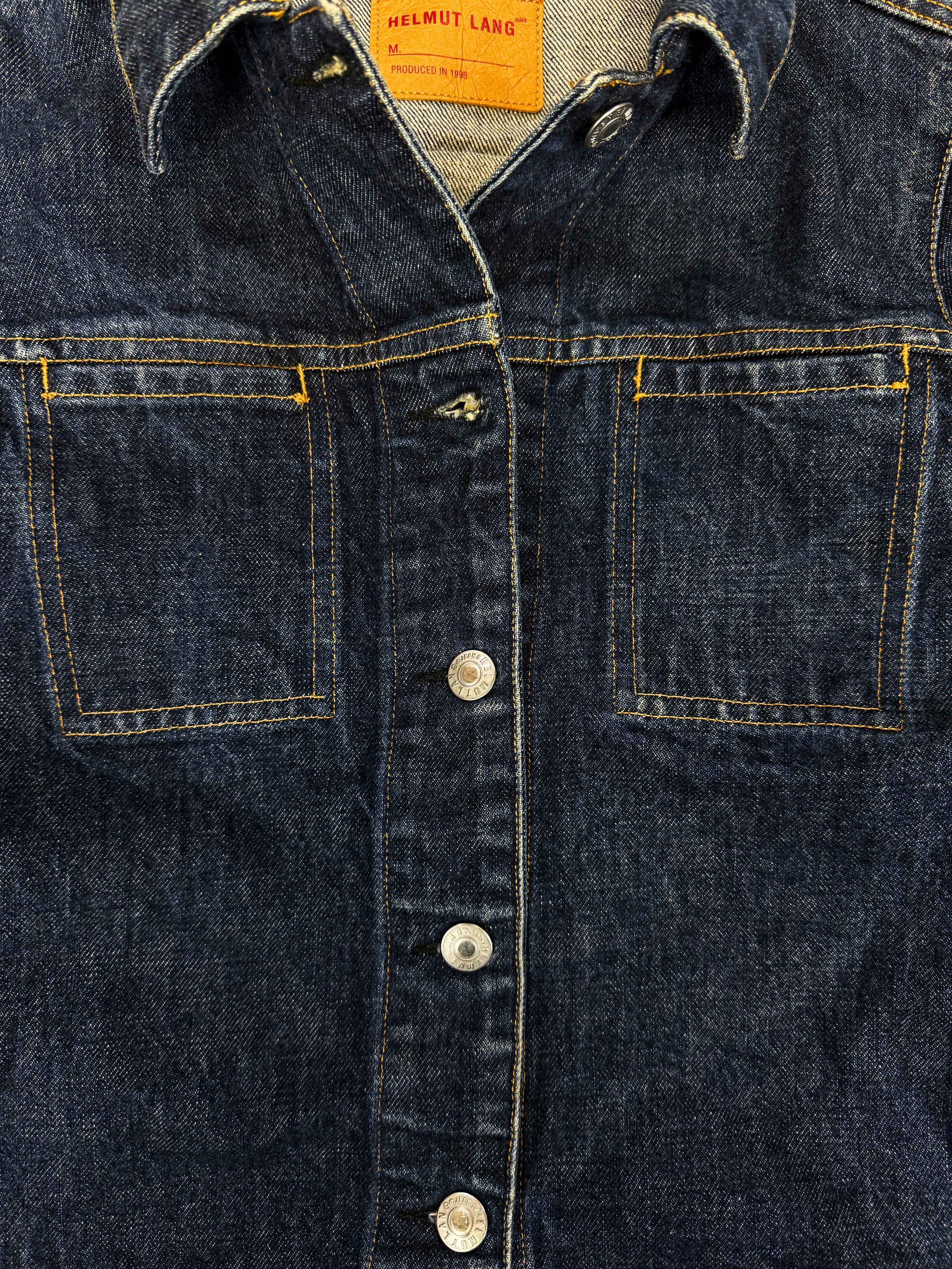 AW98 Helmut Lang Chest Pocket Indigo Denim Jacket