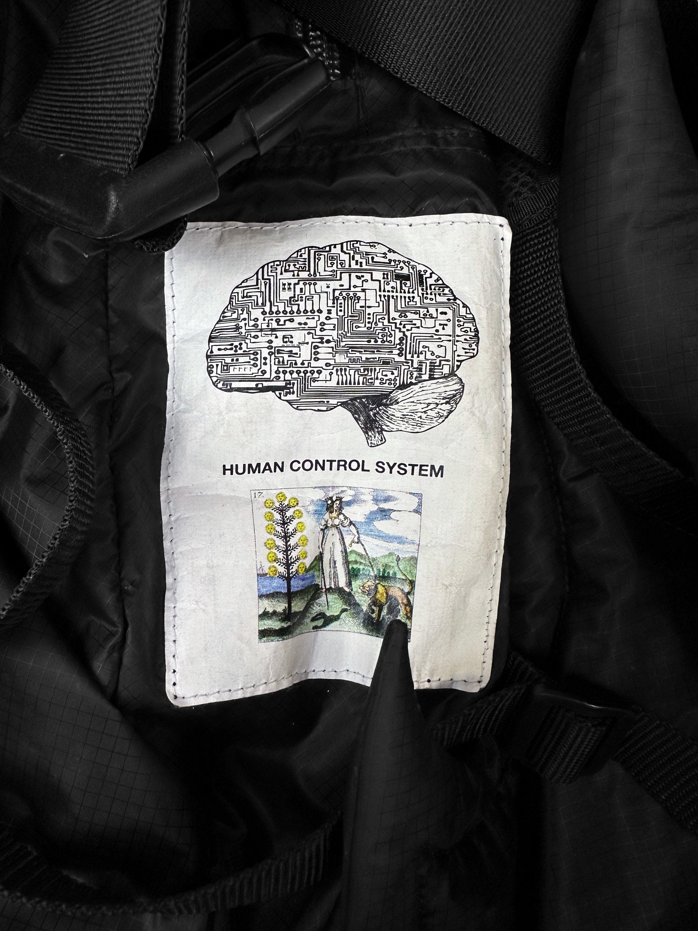 AW18 Undercover ‘Bat Wing’ Black Nylon Transformable Backpack