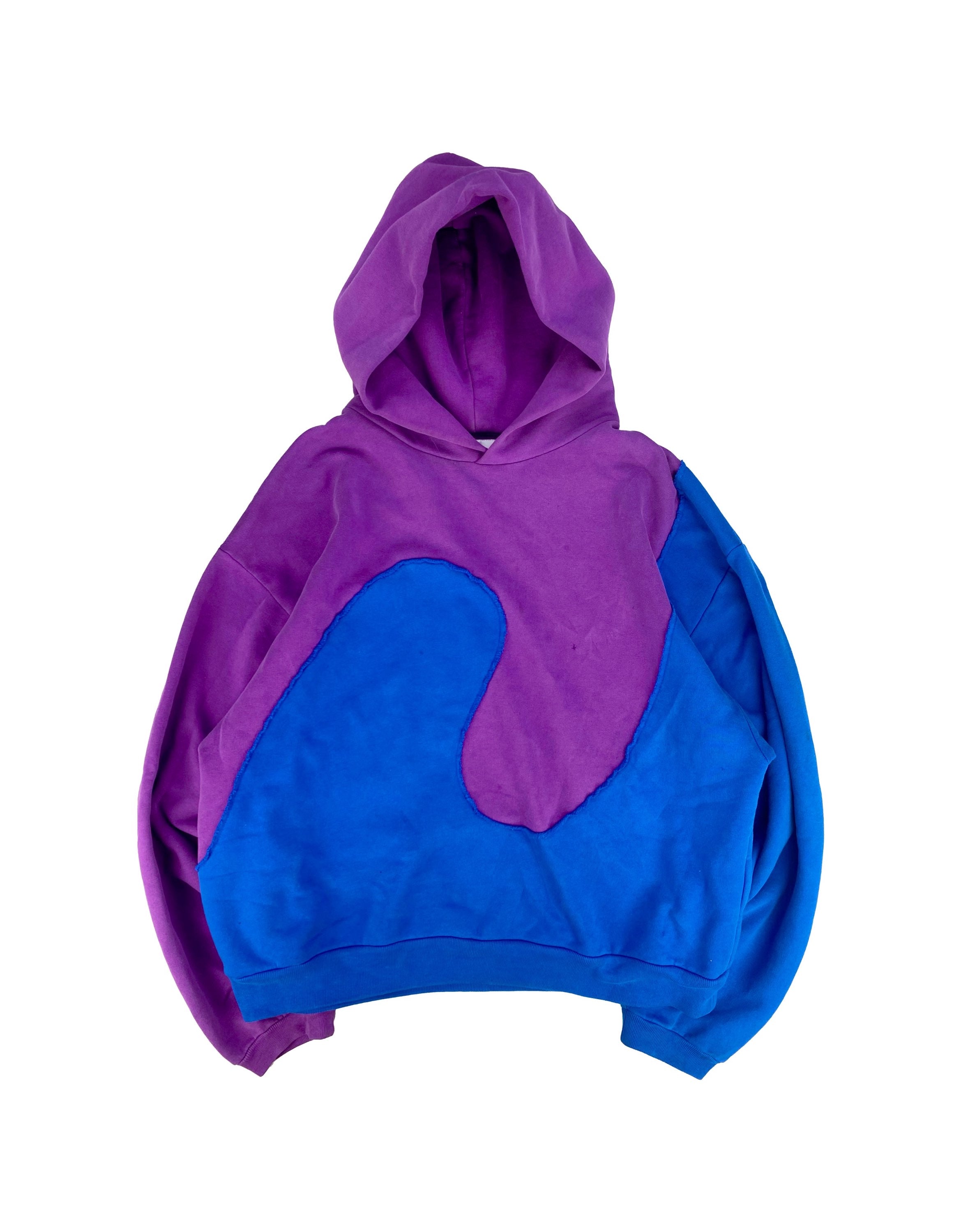 SS21 ERL Two-tone ‘Swirl’ Oversized Heavyweight Hoodie