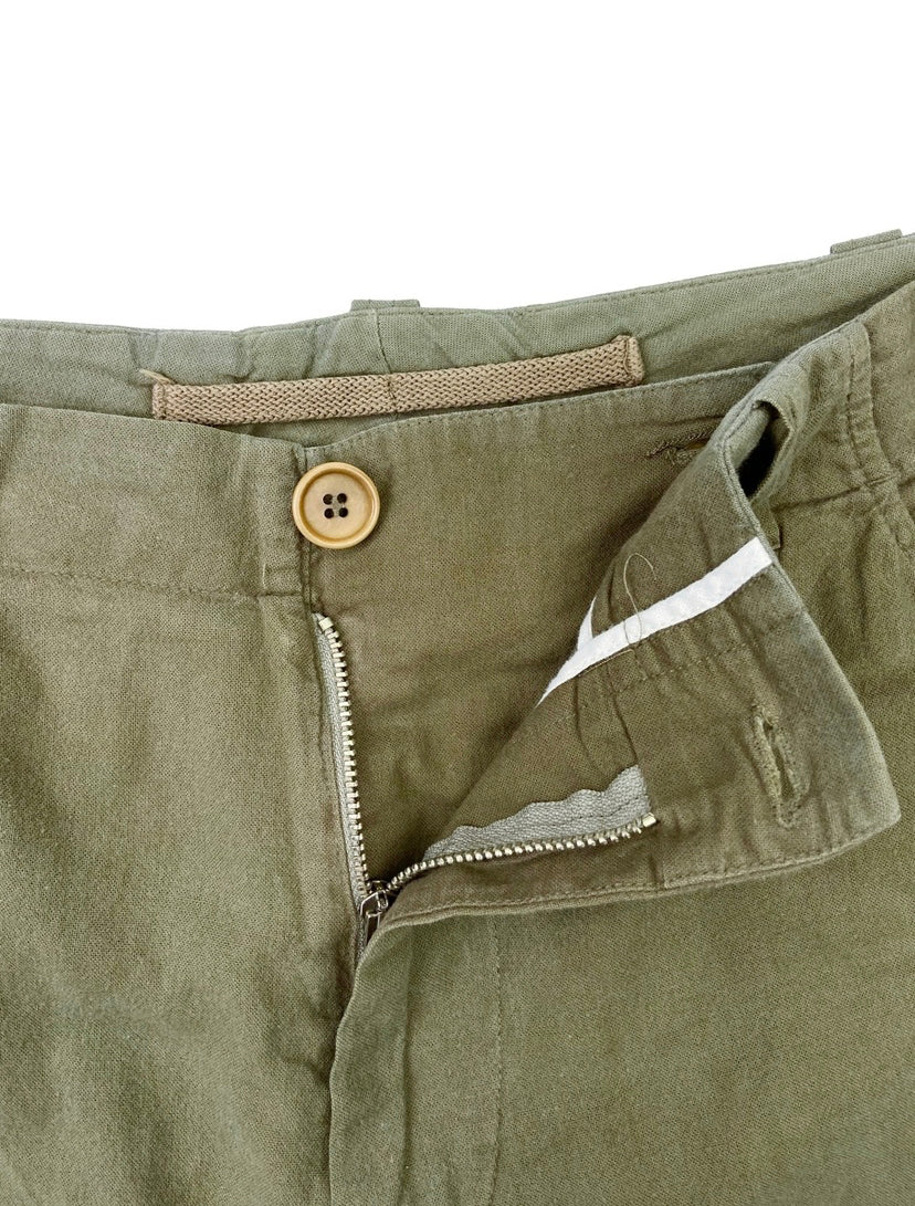 SS00 Helmut Lang Aviation Flight Cargo Khaki Shorts