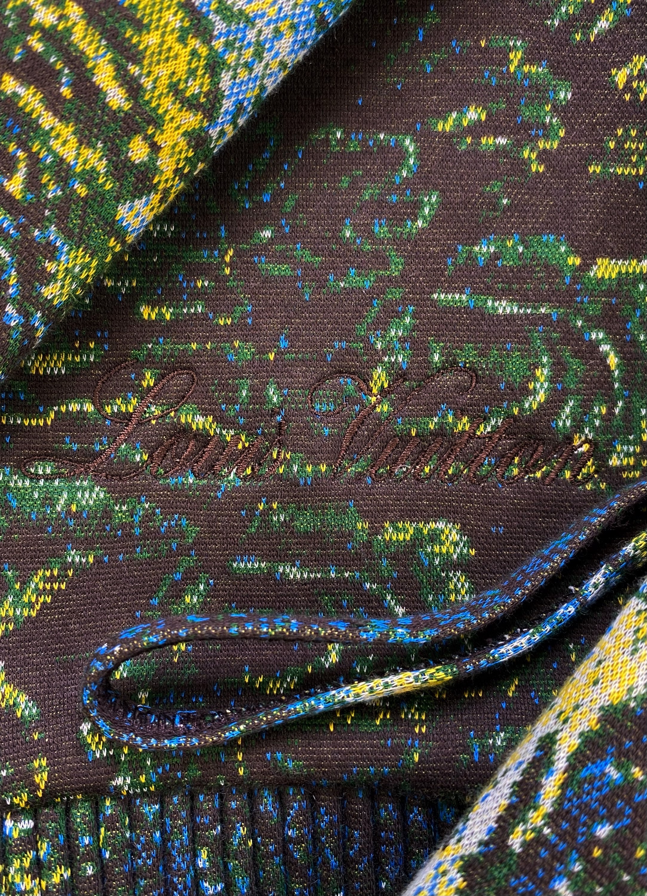 SS20 Louis Vuitton by Virgil Abloh Tapestry Jacquard 3D Cargo Hoodie