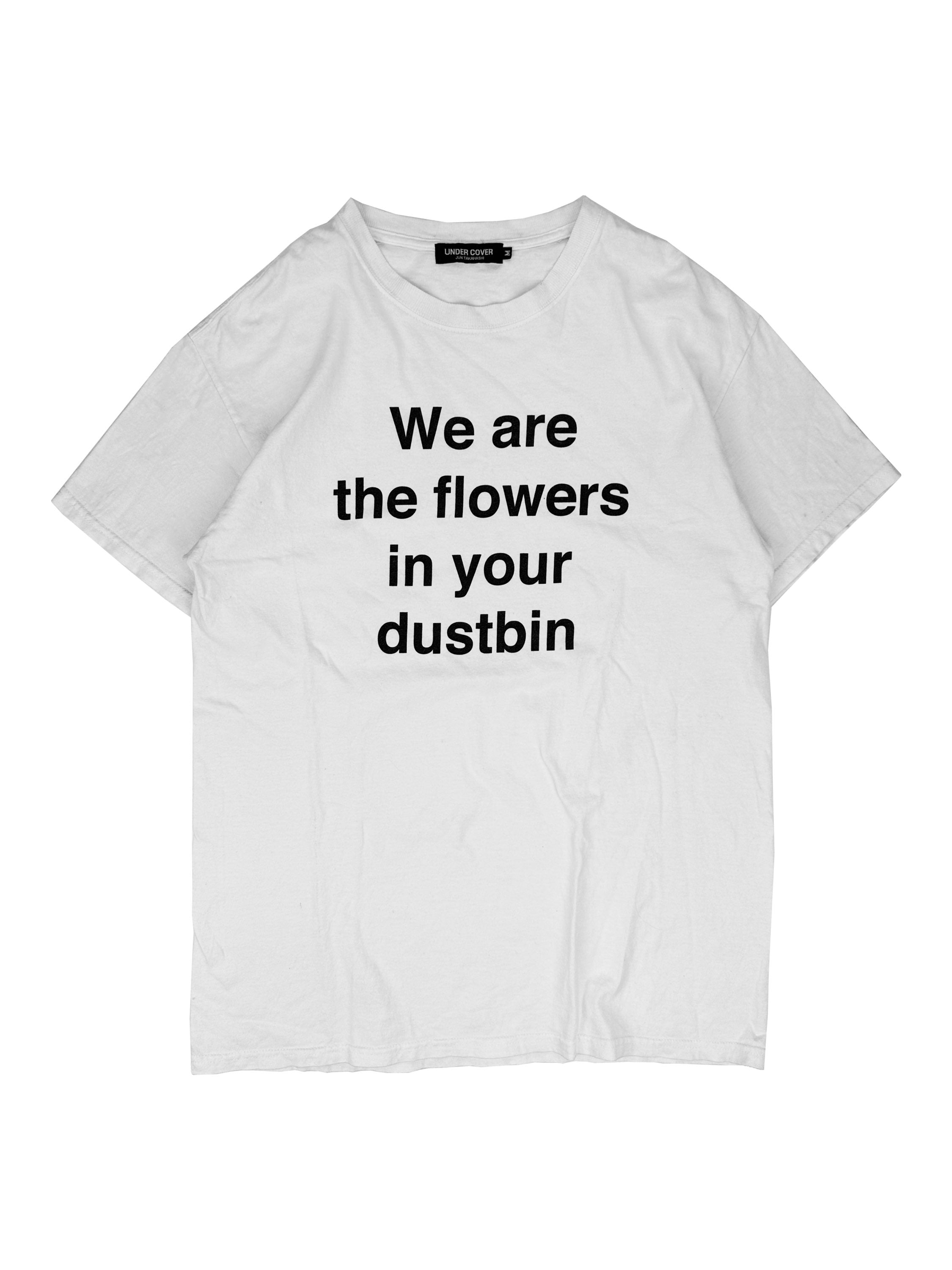 Undercover ‘We Are the Flowers’ White Slogan Heavy Weight T-Shirt