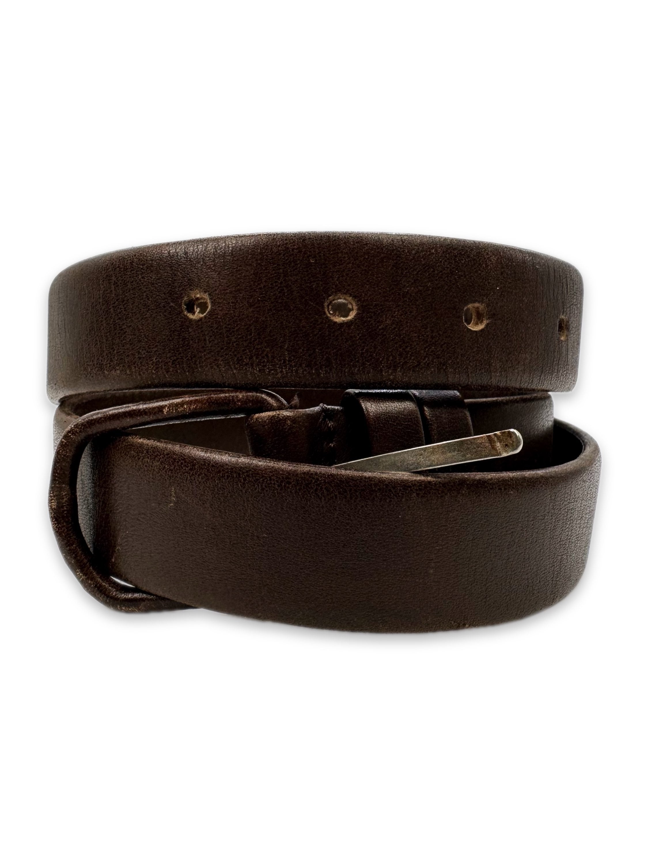 00s Comme des Garçons Homme Plus Brown Leather Belt