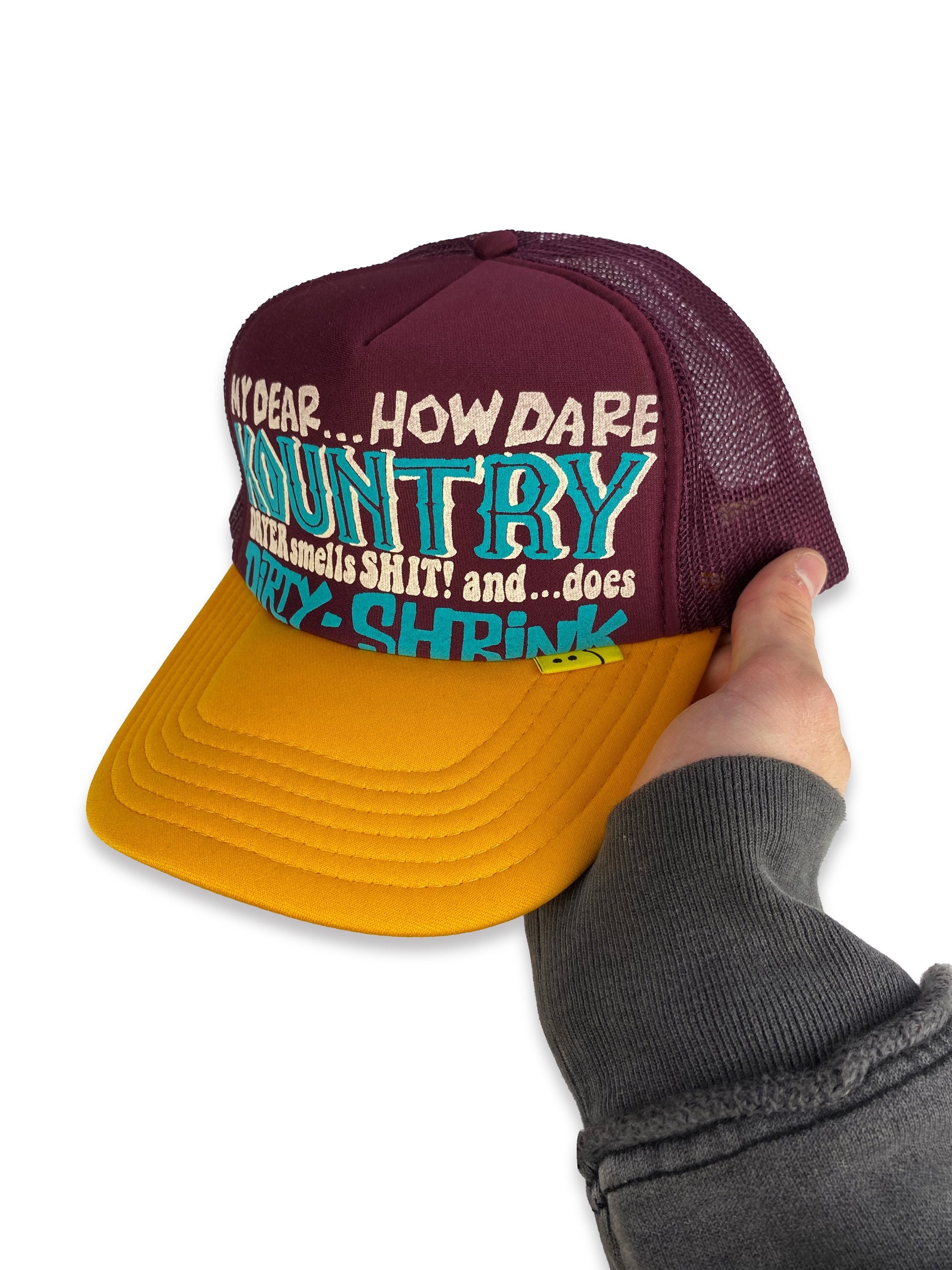 SS23 Kapital Kountry Two Tone Graphic Mesh Trucker Hat