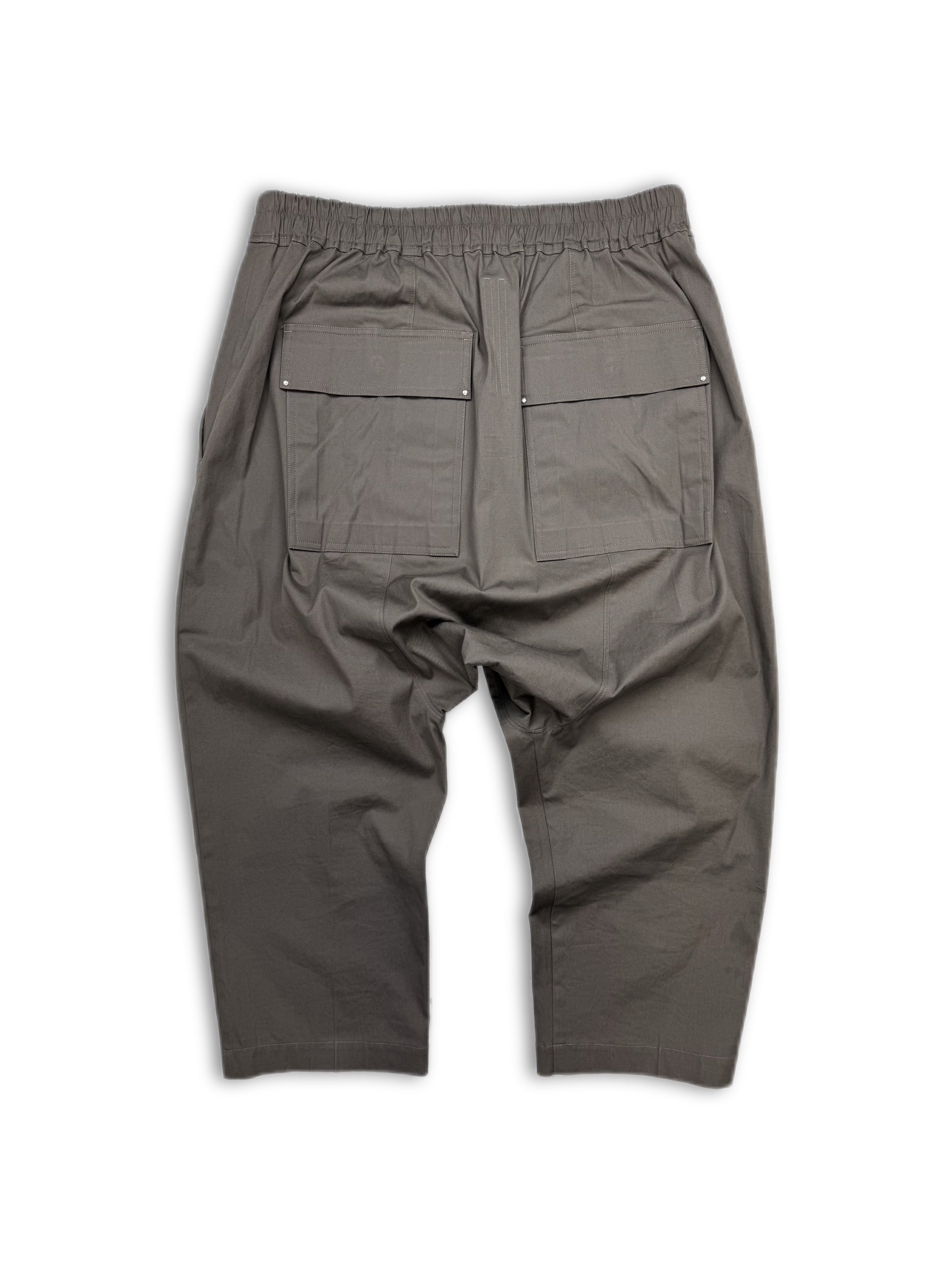 SS22 Rick Owens ‘Fogachine’ 3/4 Length Cropped Drop Crotch Pants