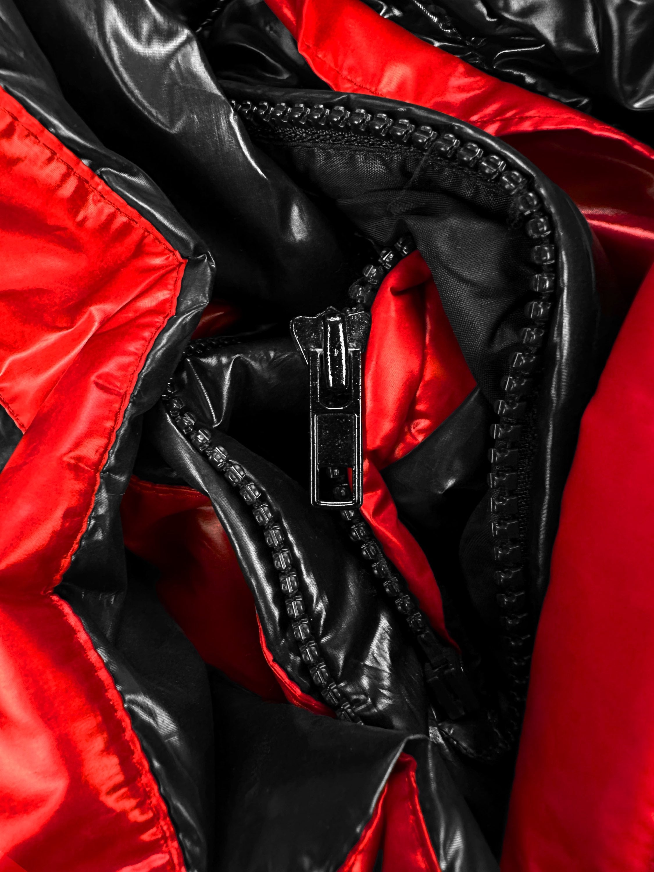 AW08 MAISON MARGIELA 'THRILLER' QUILTED PUFFER BIKER JACKET