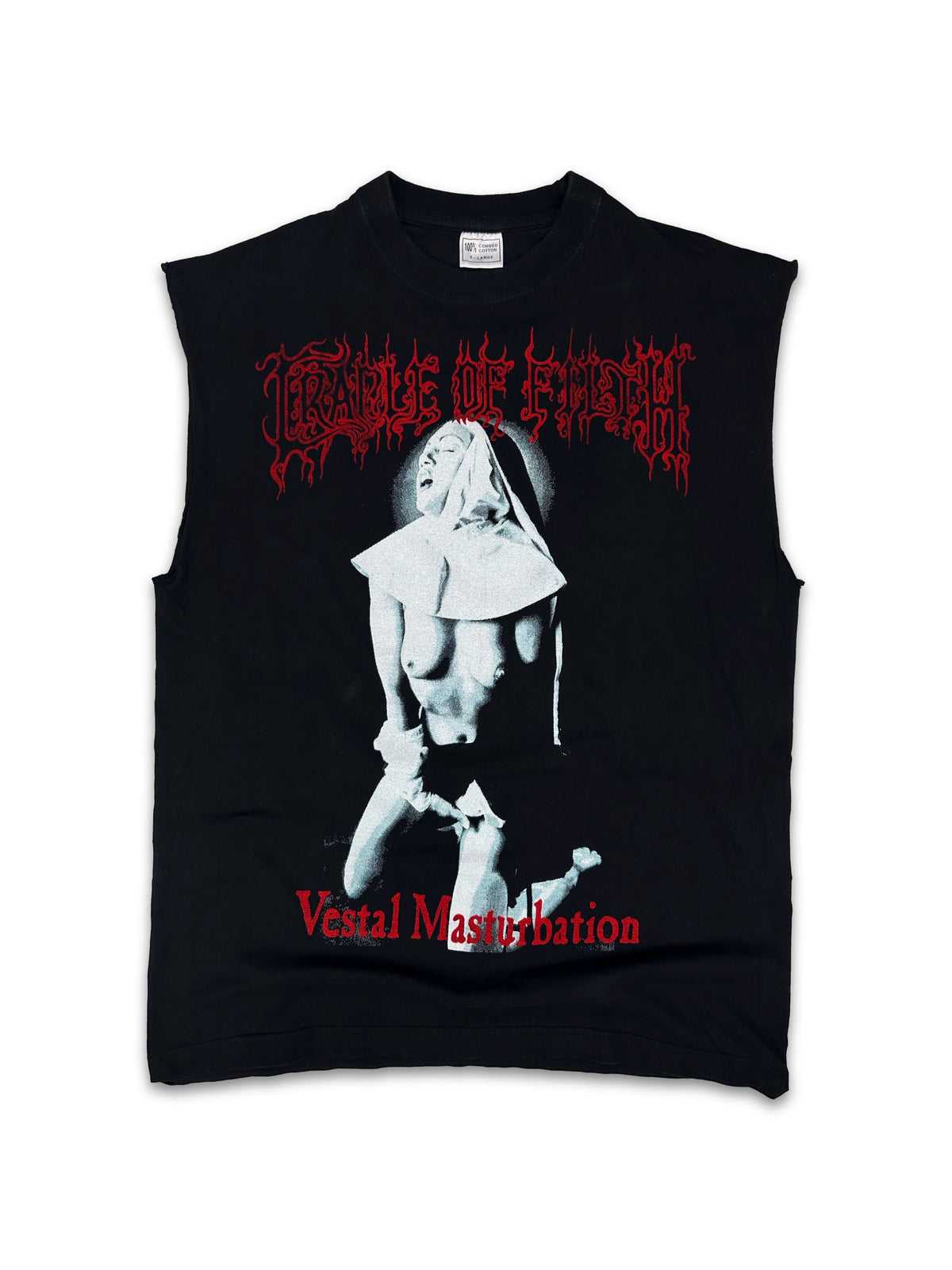 00s Vintage Cradle of Filth ‘Vestal’ Jesus is a Cunt Tank-top