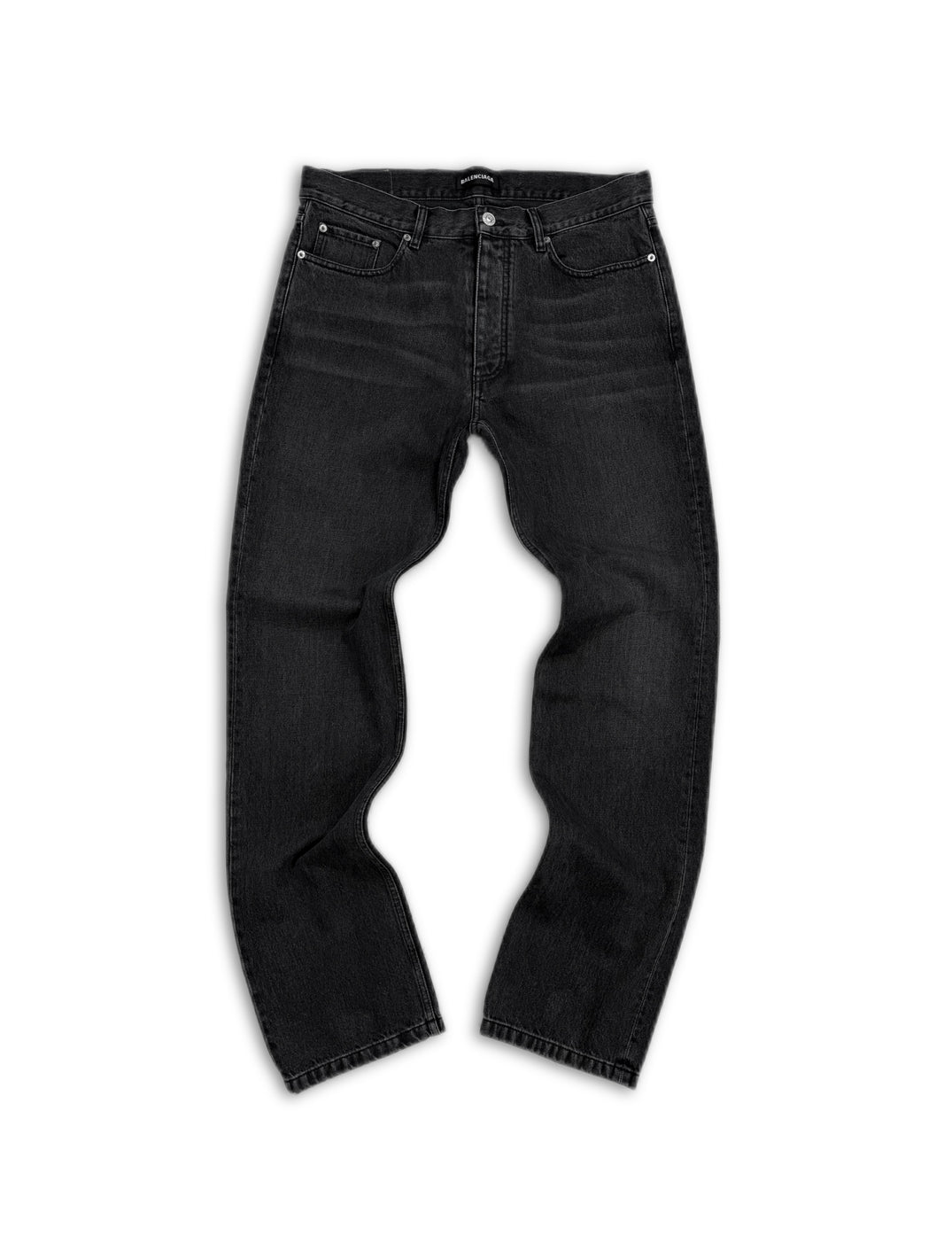 AW22 Balenciaga Japanese Organic Washed Black Denim