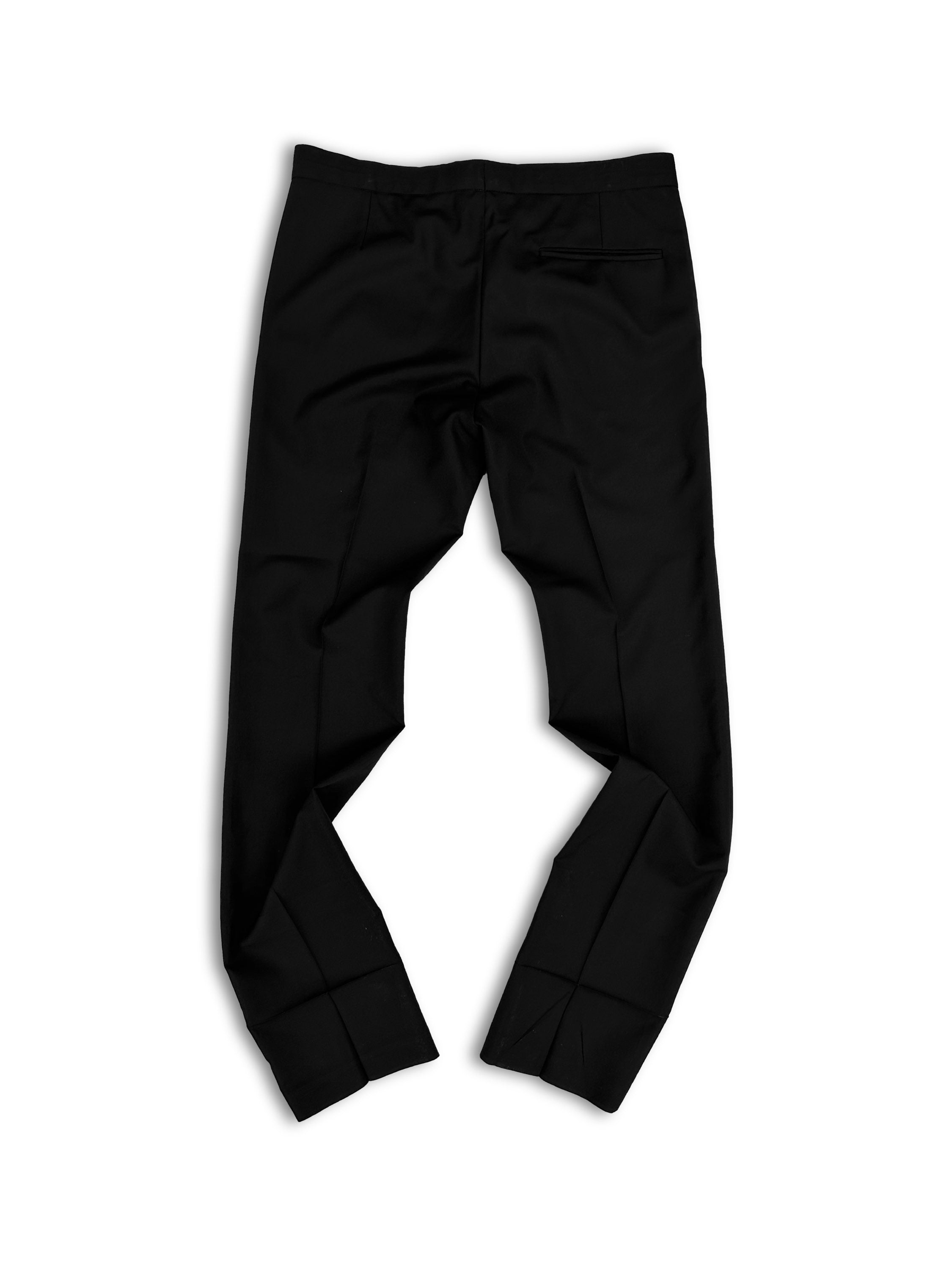 SS07 Raf Simons Black ‘Asymmetric’ Slim Cut Suit Pants