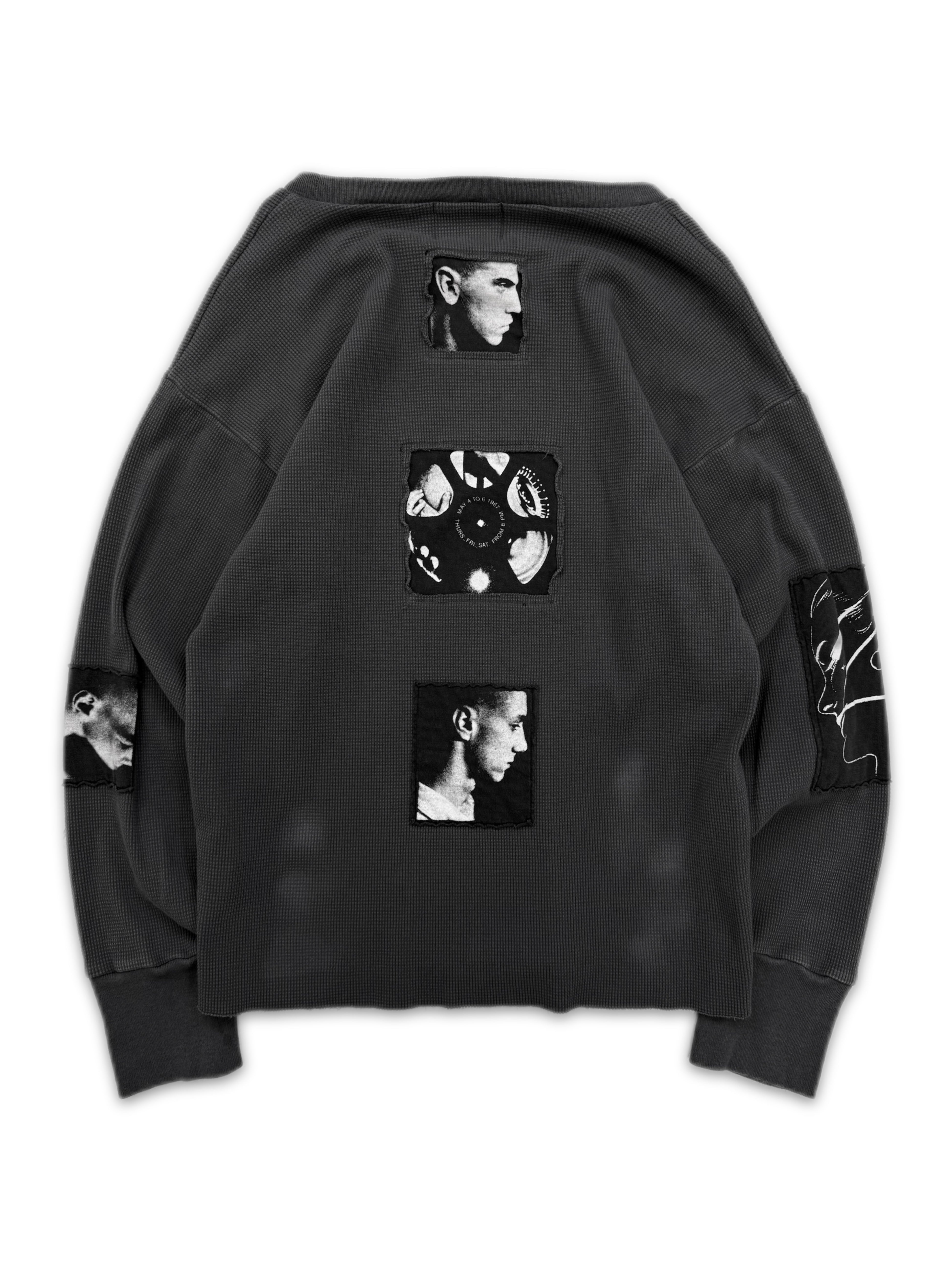 AW24 Enfants Riches Deprimes ‘Assemblage’ Patchwork Thermal Long Sleeve