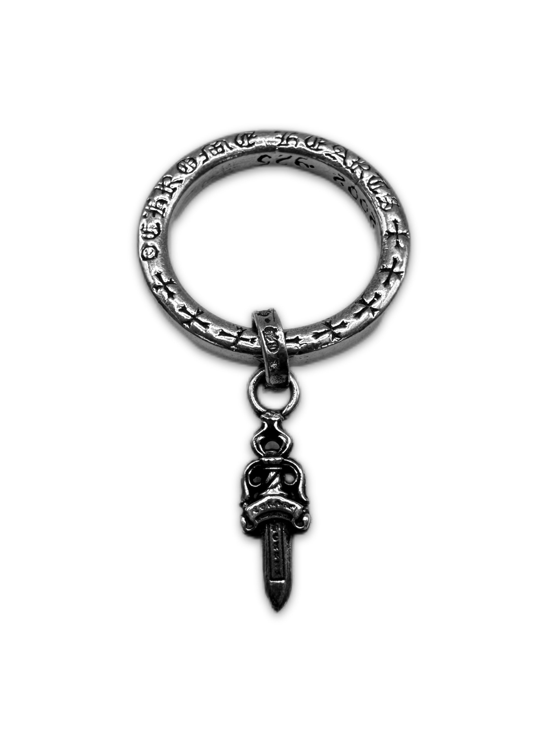 Chrome Hearts ‘Dagger’ Pendant .925 Silver Cross Ring