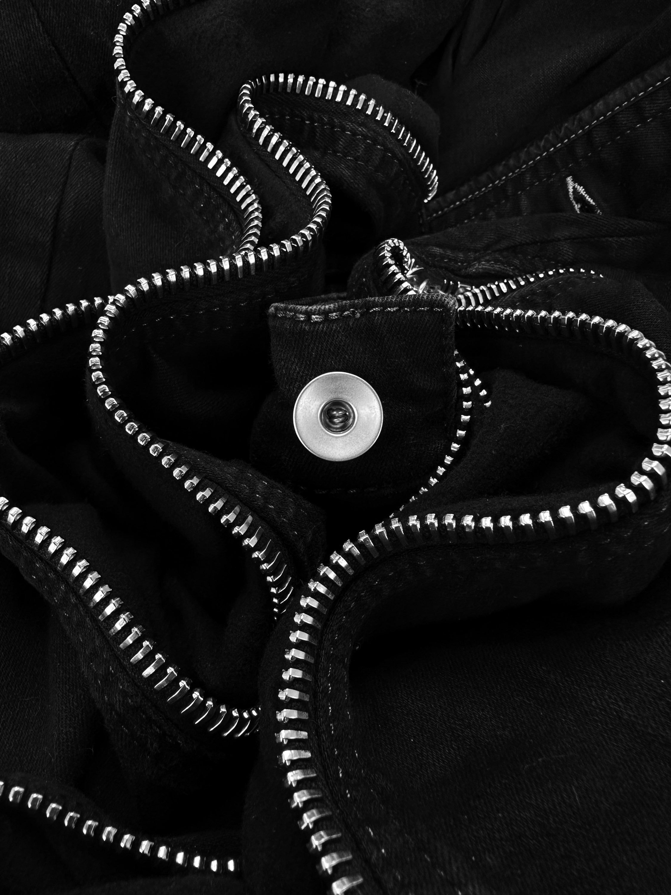 AW20 Rick Owens ‘Banana Cut’ Black Flared Bolan Denim
