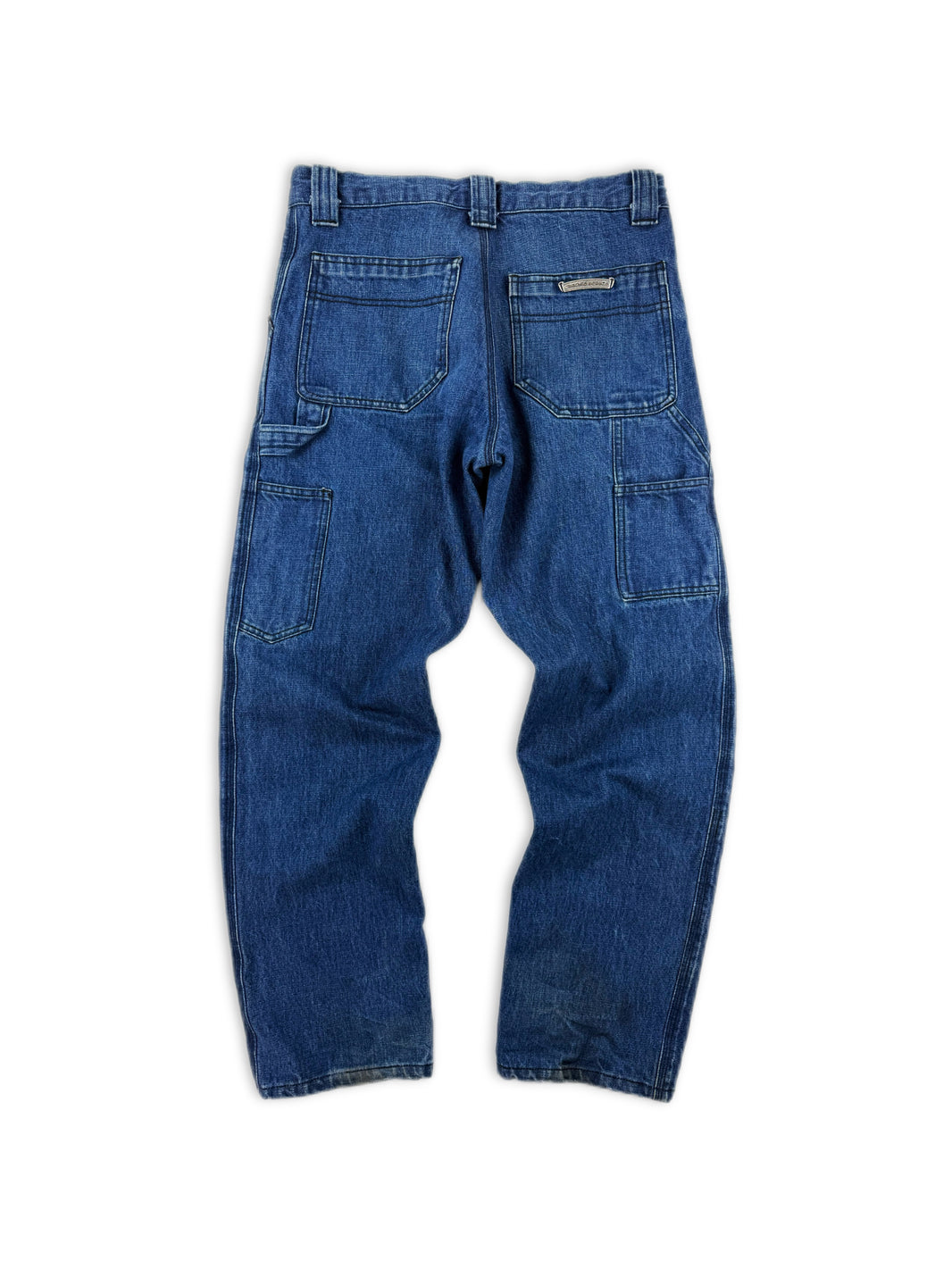 Chrome Hearts Carpenter Blue Wash .925 Silver Denim Jeans