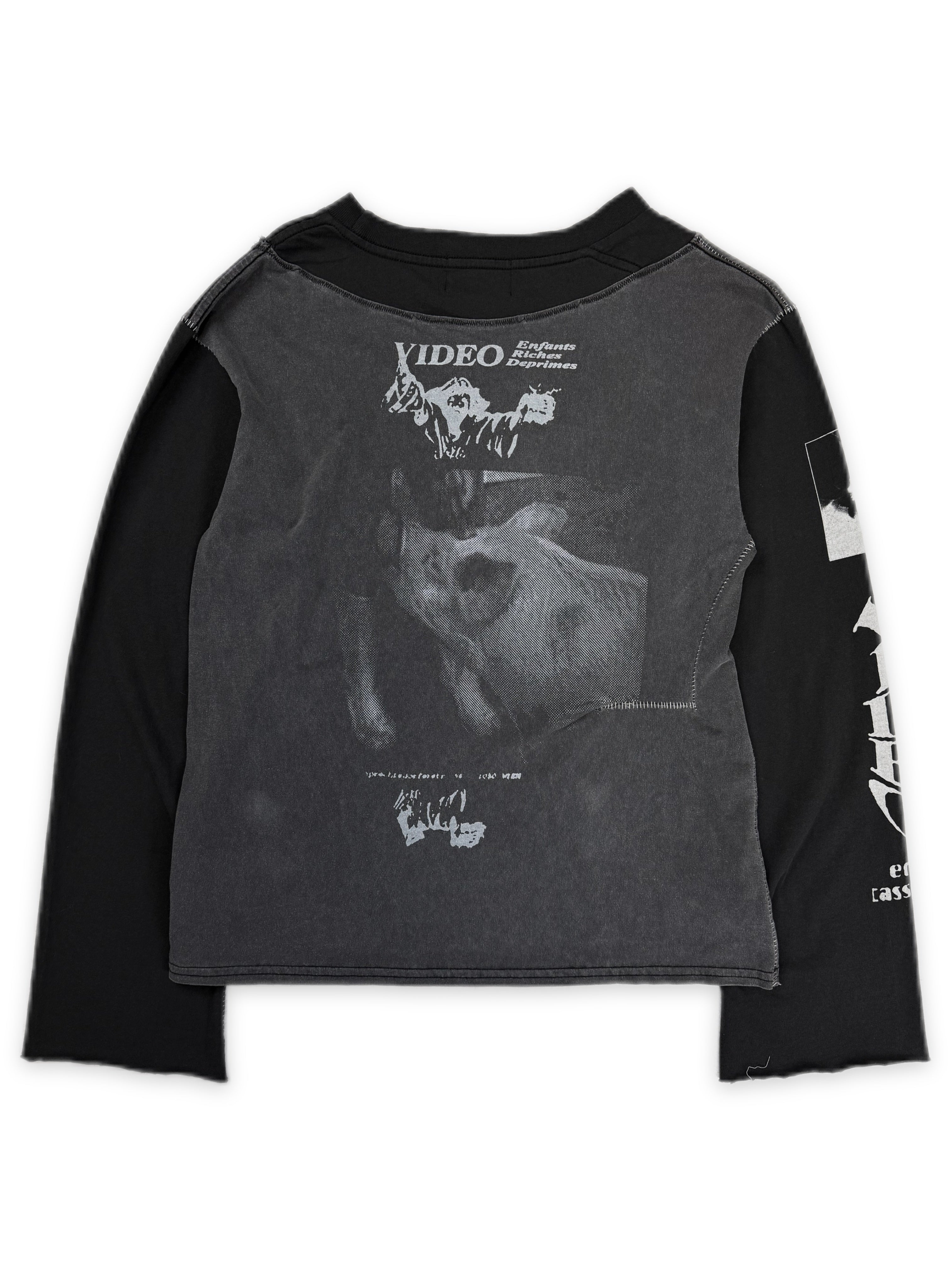 Enfants Riches Deprimes ‘Benny’s Video’ Michael Haneke Assemblage Long Sleeve