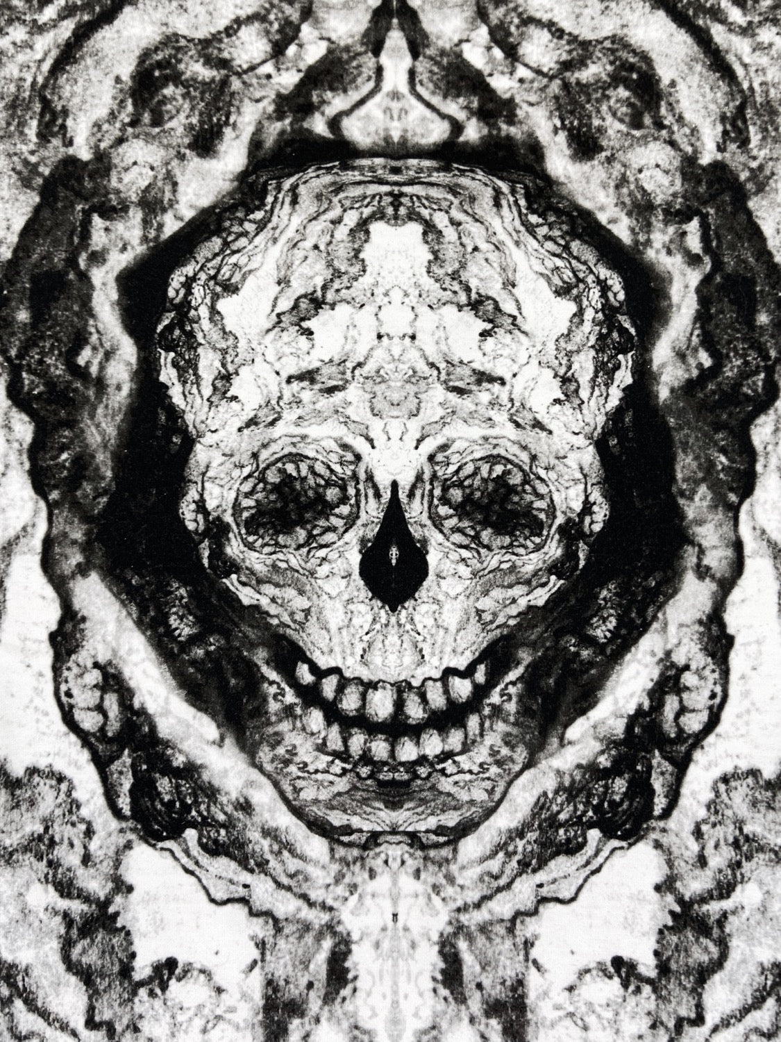 SS14 Alexander McQueen Skull Trompe L’Oeil Longsleeve Shirt