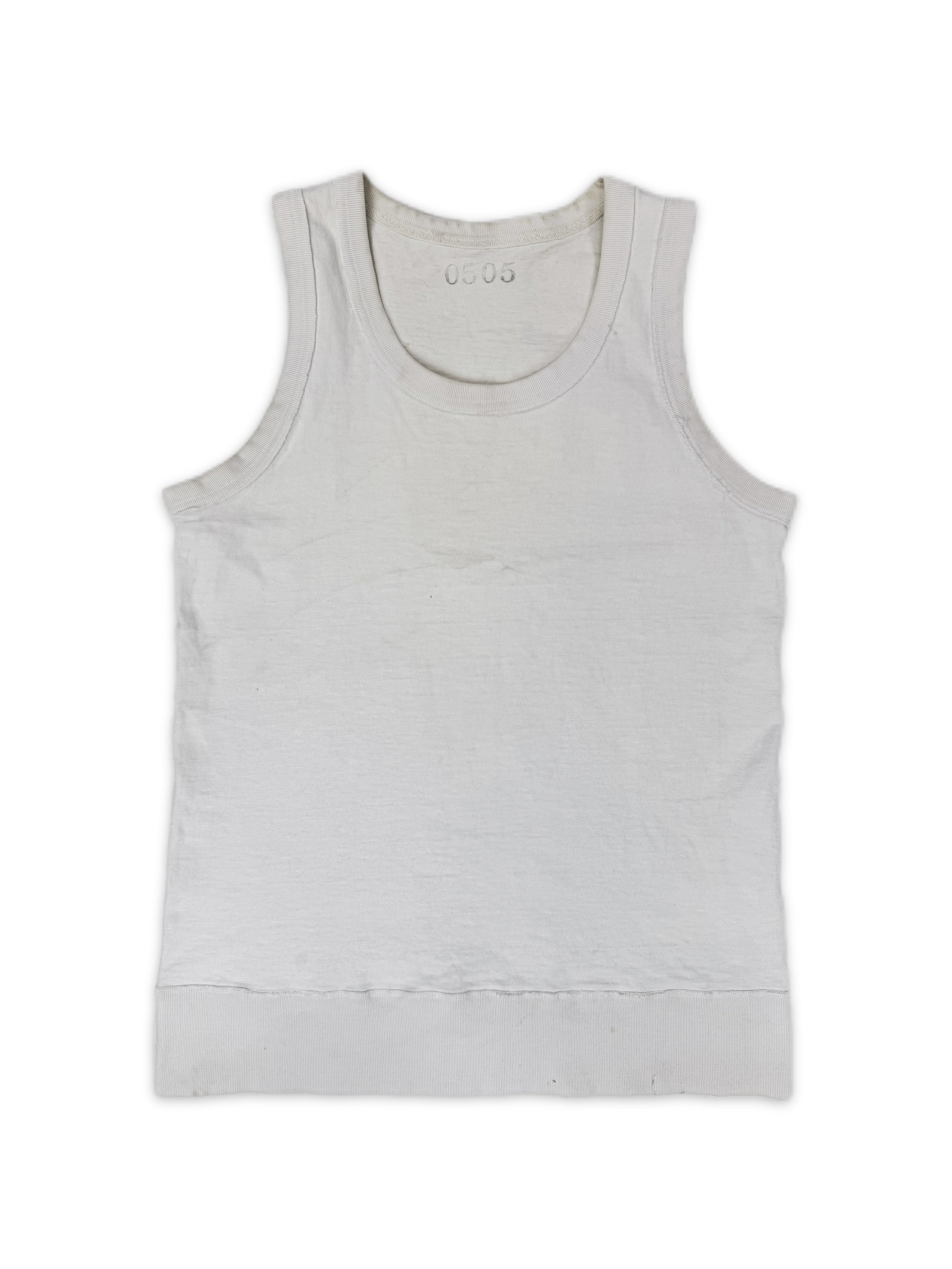 Kapital White Heavy Weight Sleeveless Tank-top