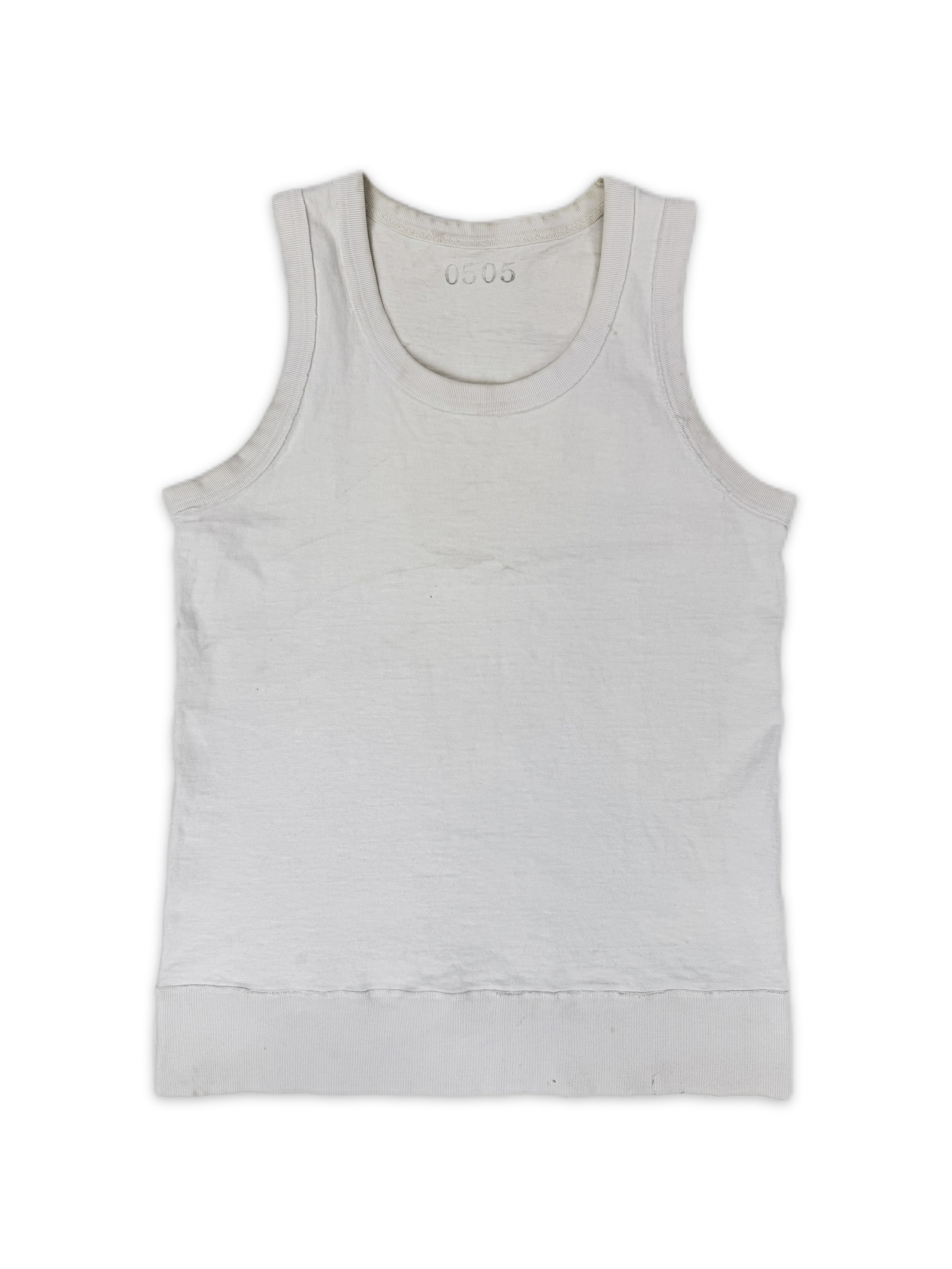 Kapital White Heavy Weight Sleeveless Tank-top