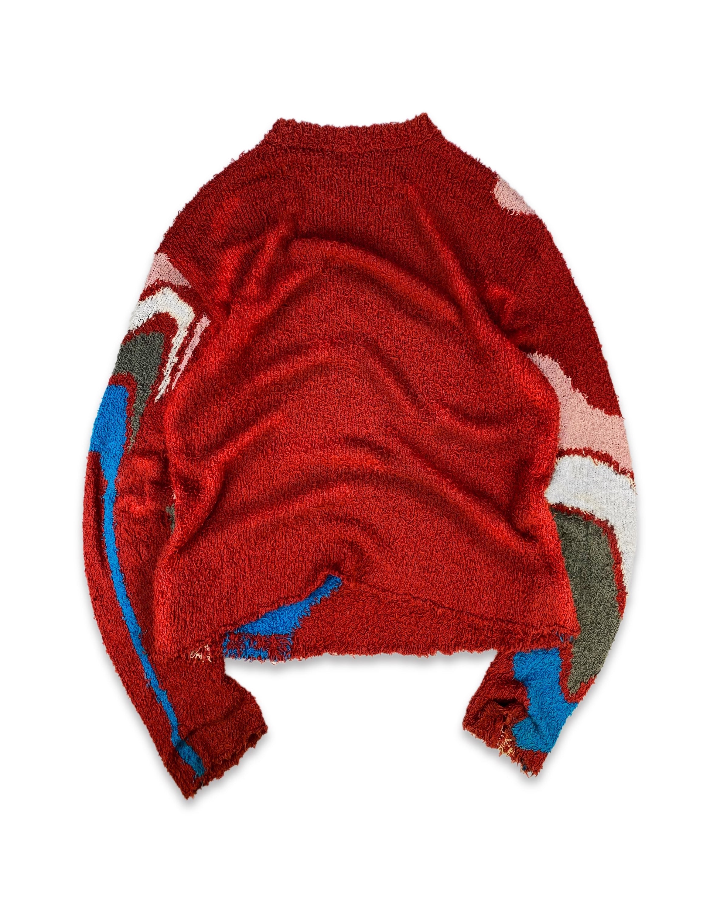 AW18 Kiko Kostadinov ‘Delva Body’ Intarsia Knitted Sweater