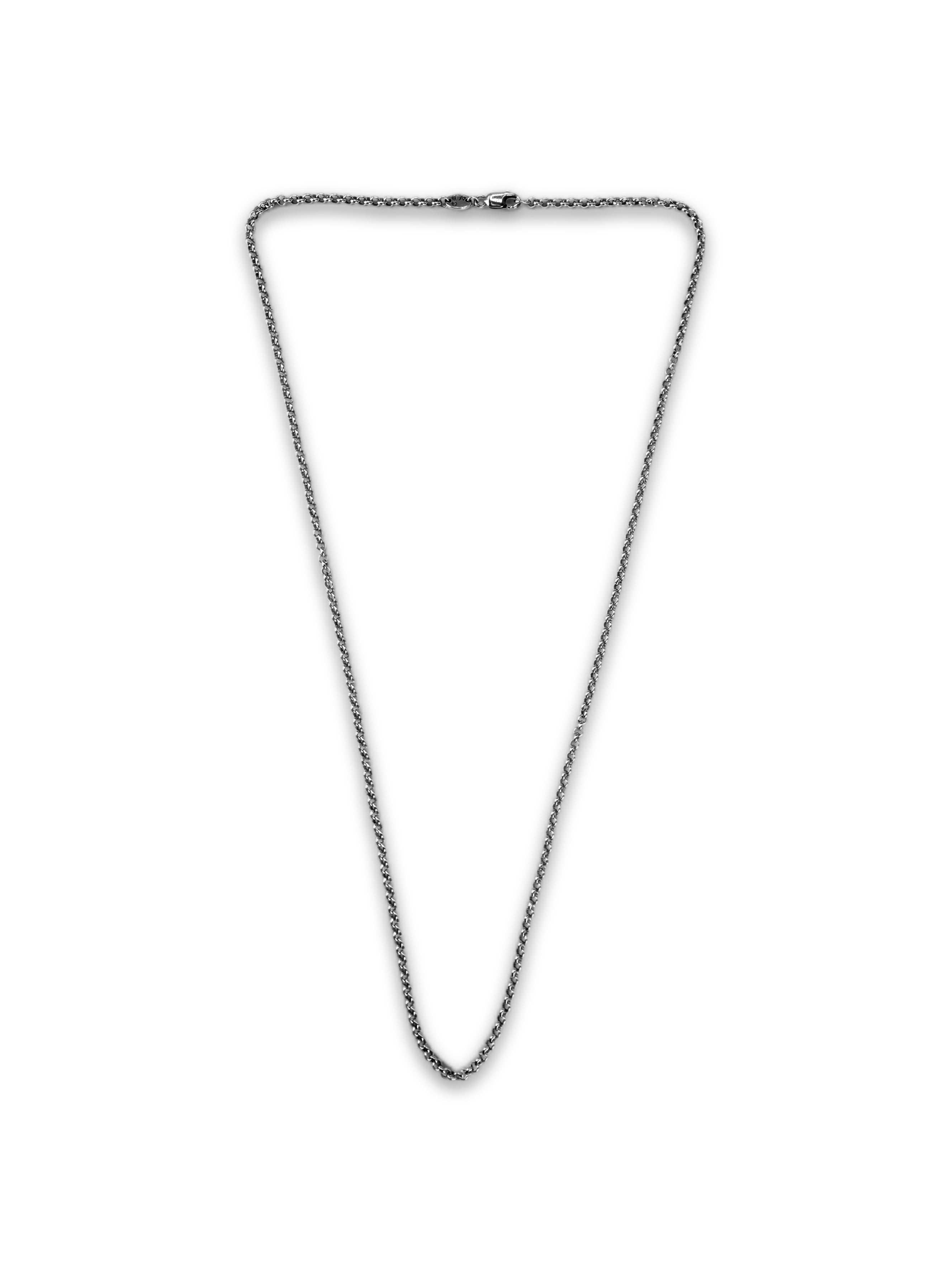 Chrome Hearts 19.5 in ‘Roll’ .925 Silver Chain Necklace