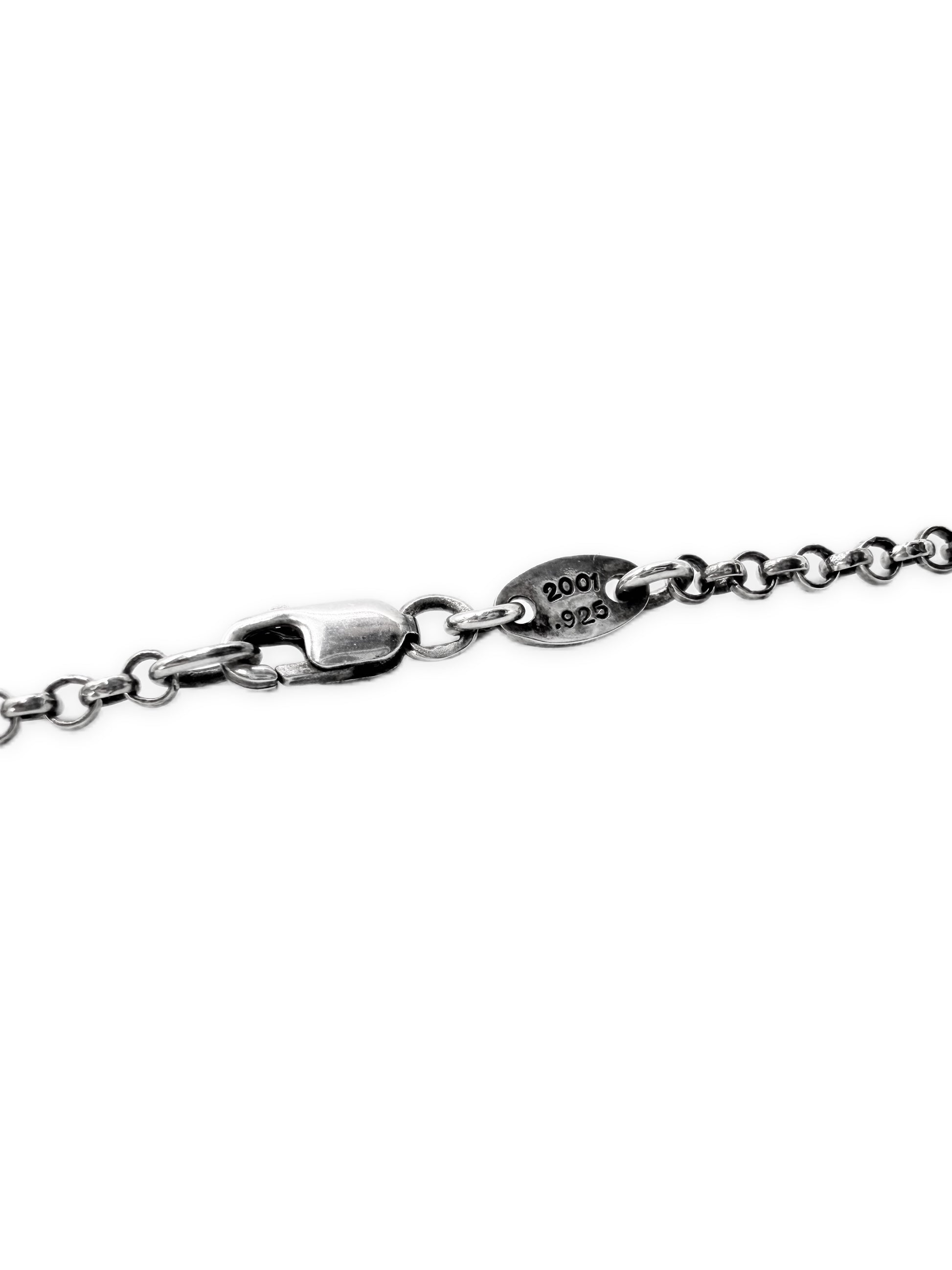 Chrome Hearts Fuck You Plus Spell Out Nameplate Paper Chain Necklace