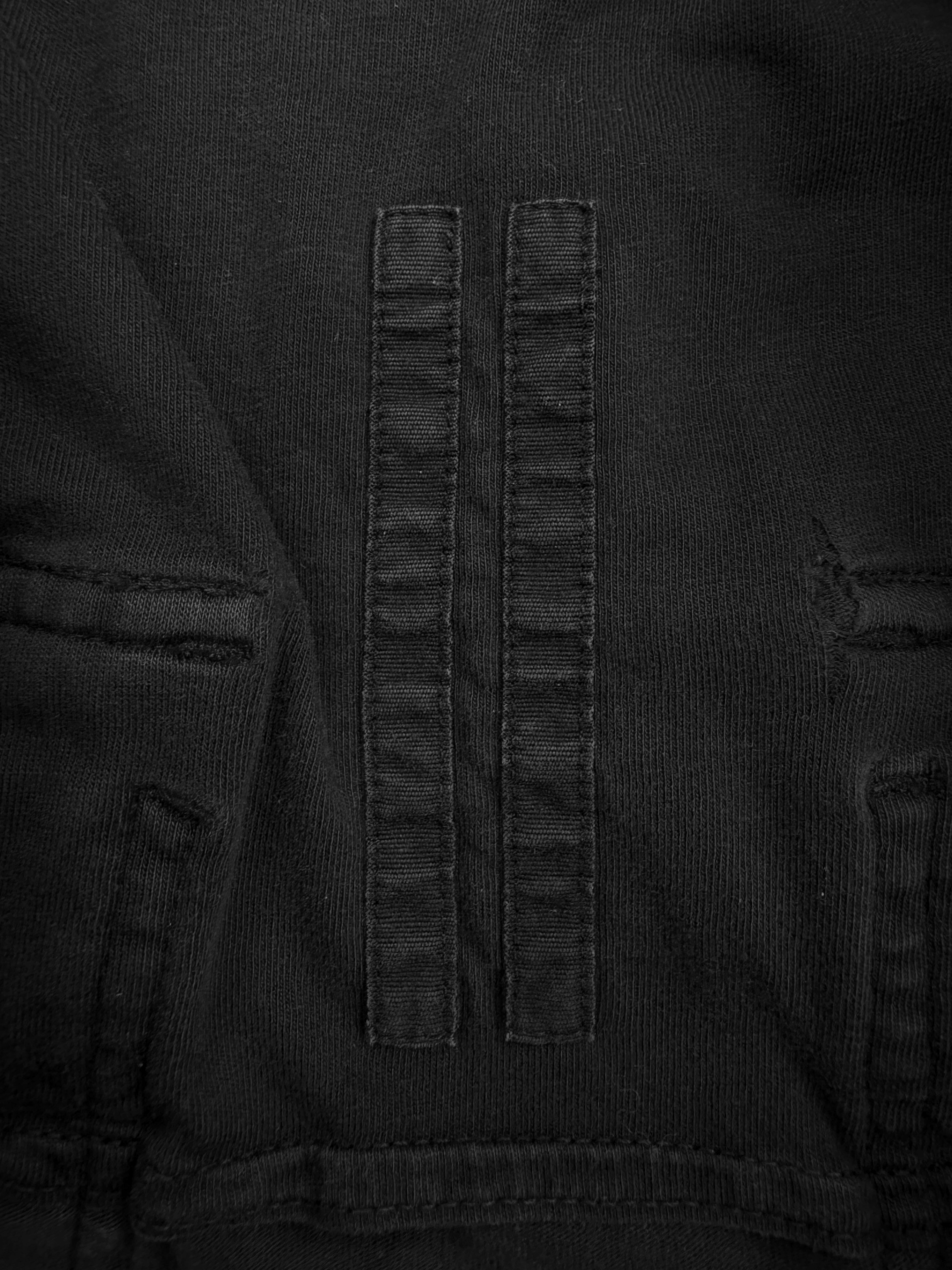 Rick Owens ‘Pod’ Drop Crotch Elasticated Black Shorts