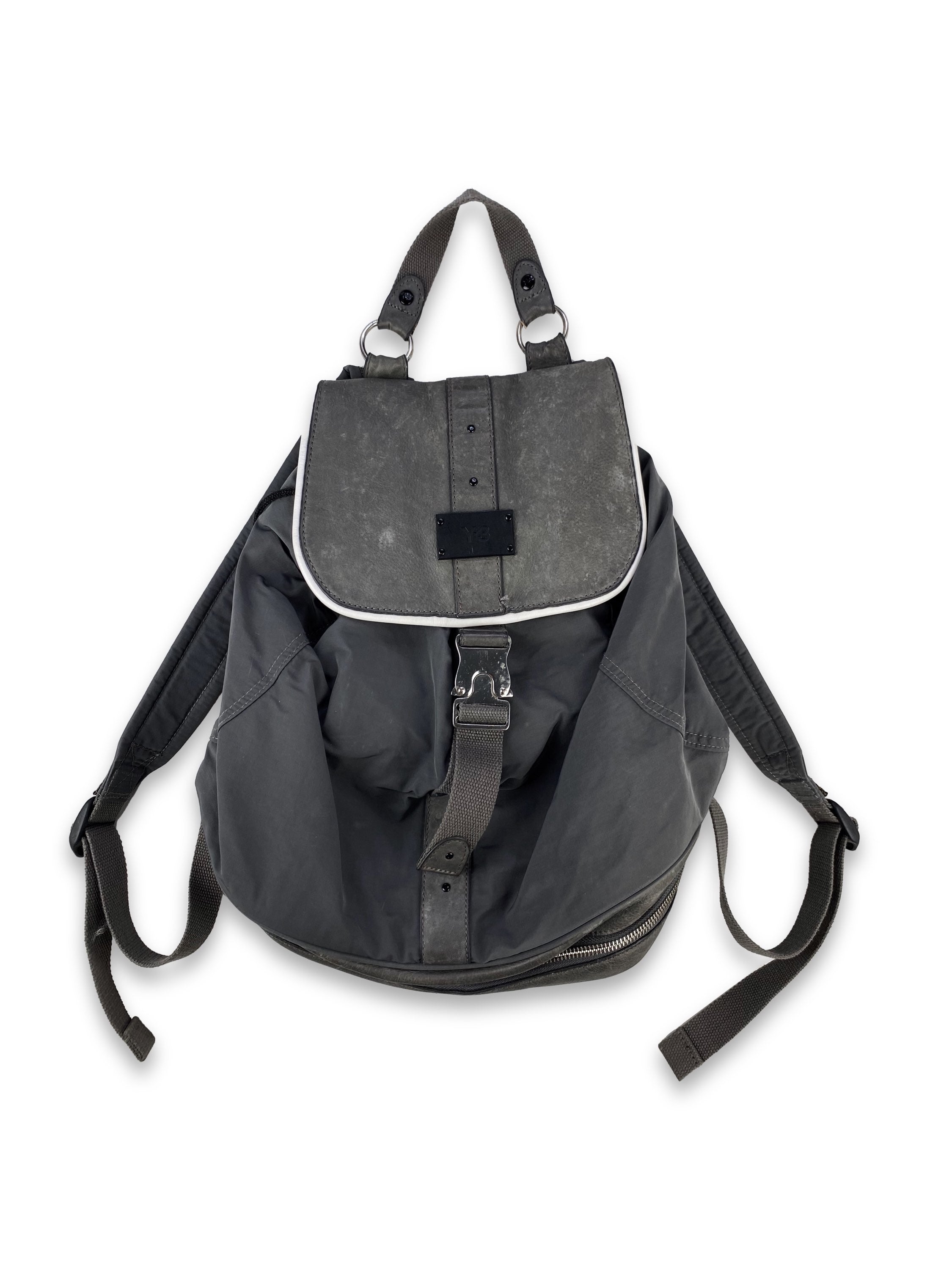 Yohji Yamamoto Y-3 Roller Coaster Clasp Top Loading Backpack