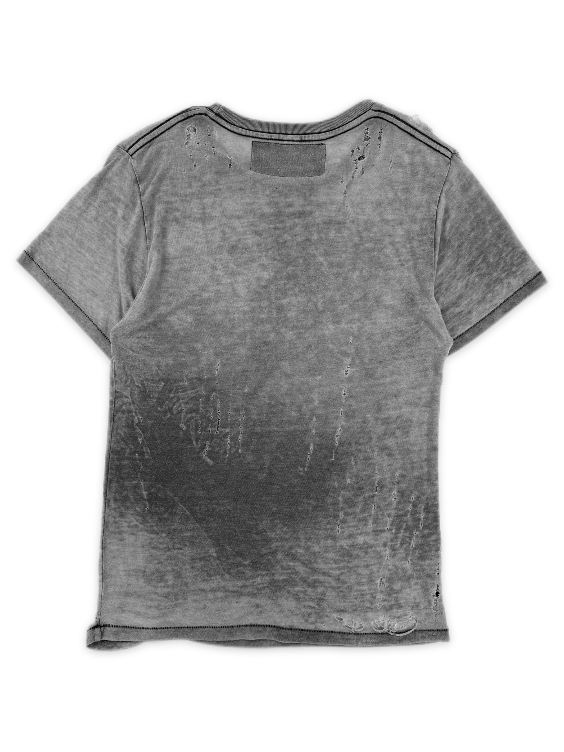 SS15 Enfants Riches Deprimes ‘Godless’ Distressed Grey T-Shirt