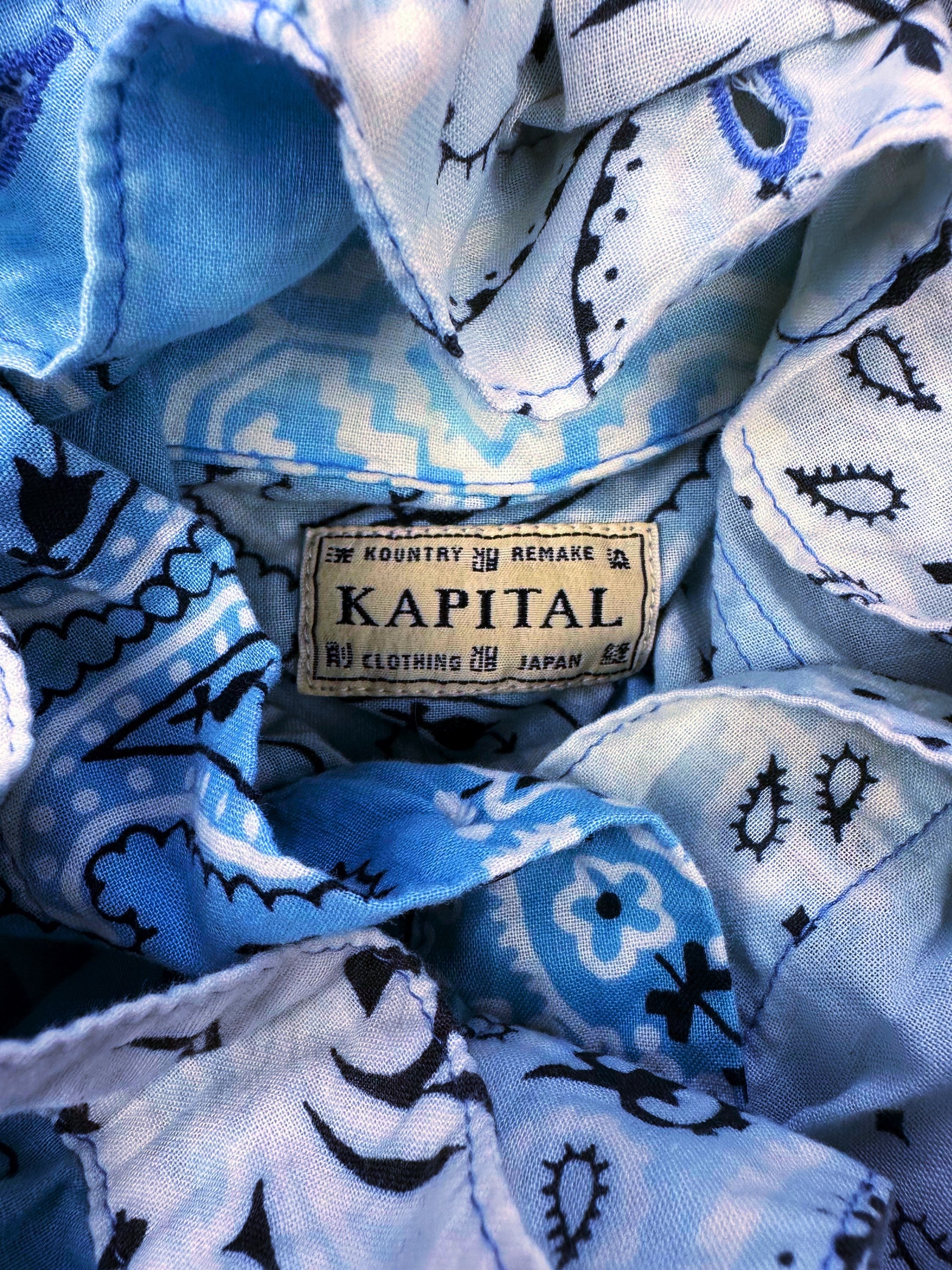 AW21 Kapital ‘Bandana’ Patchwork Paisley Collared Shirt