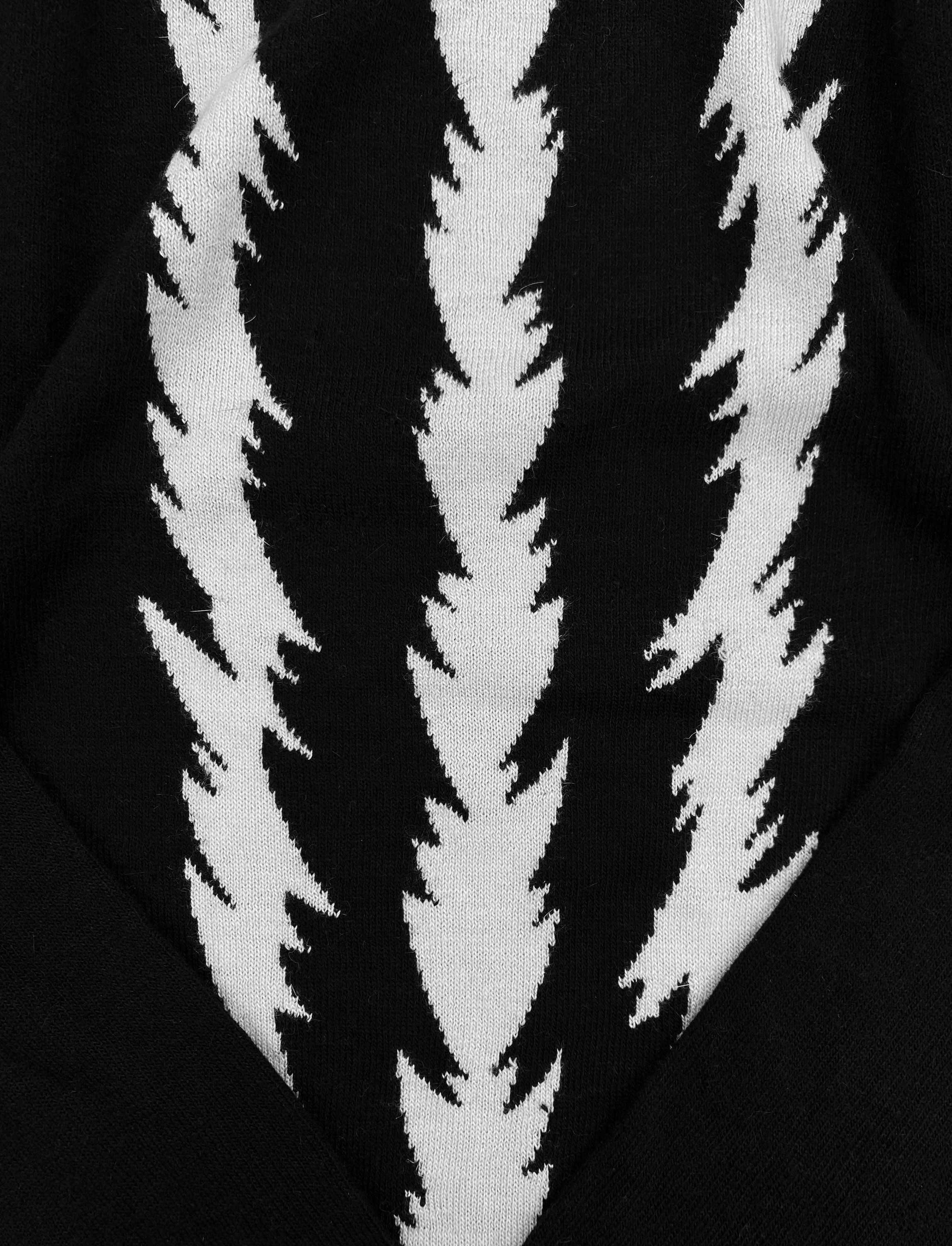 Hysteric Glmour ‘Skunk’ Graphic Knitted Sweater