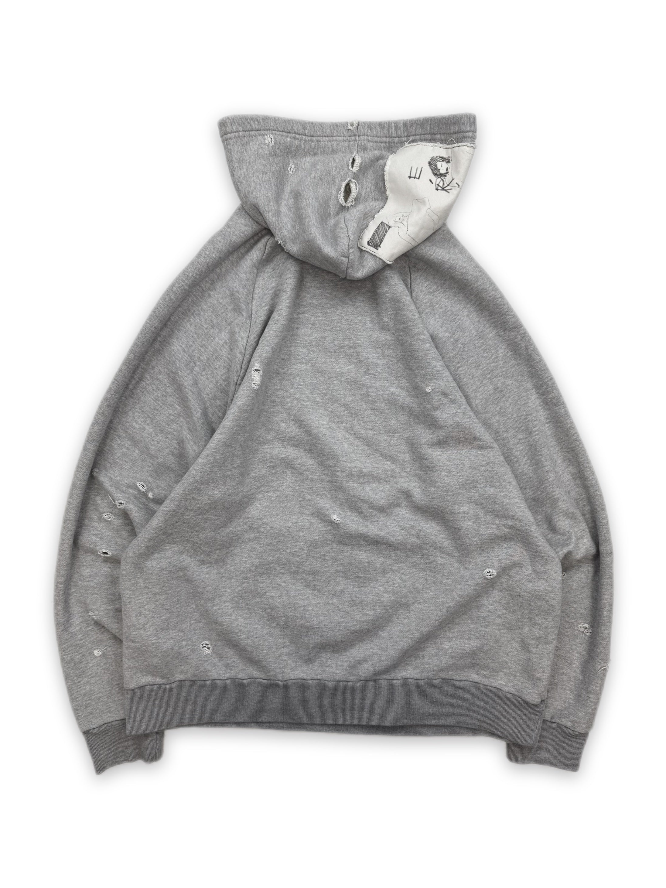 SS19 Enfants Riches Deprimes 1/1 Hand Drawn Masturbating Patch Hoodie