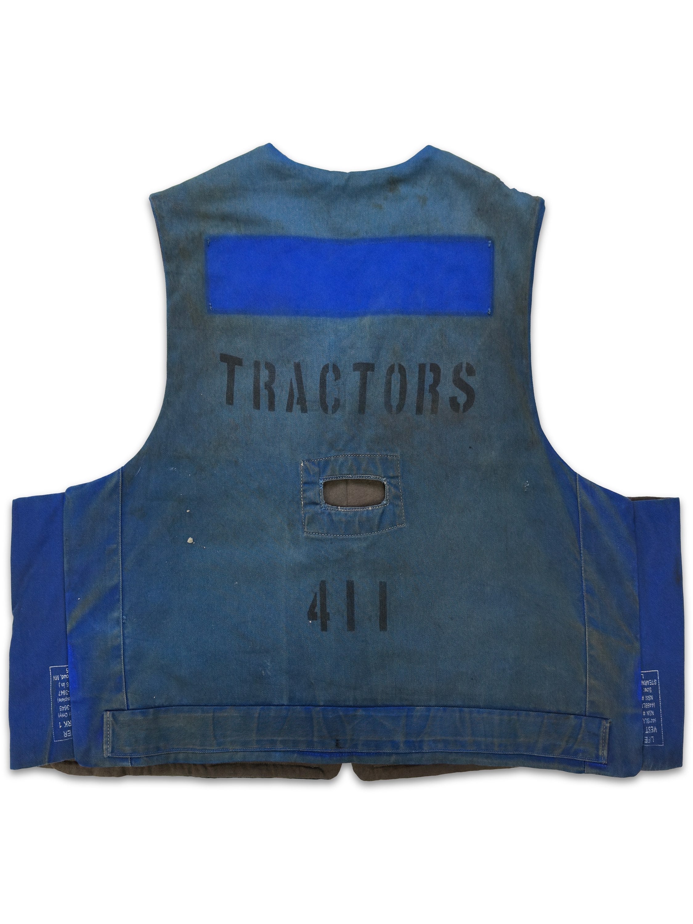 2024 Yeezy UNRELEASED SAMPLE ‘Tractors’ Reconstructed Blue Cargo Vest