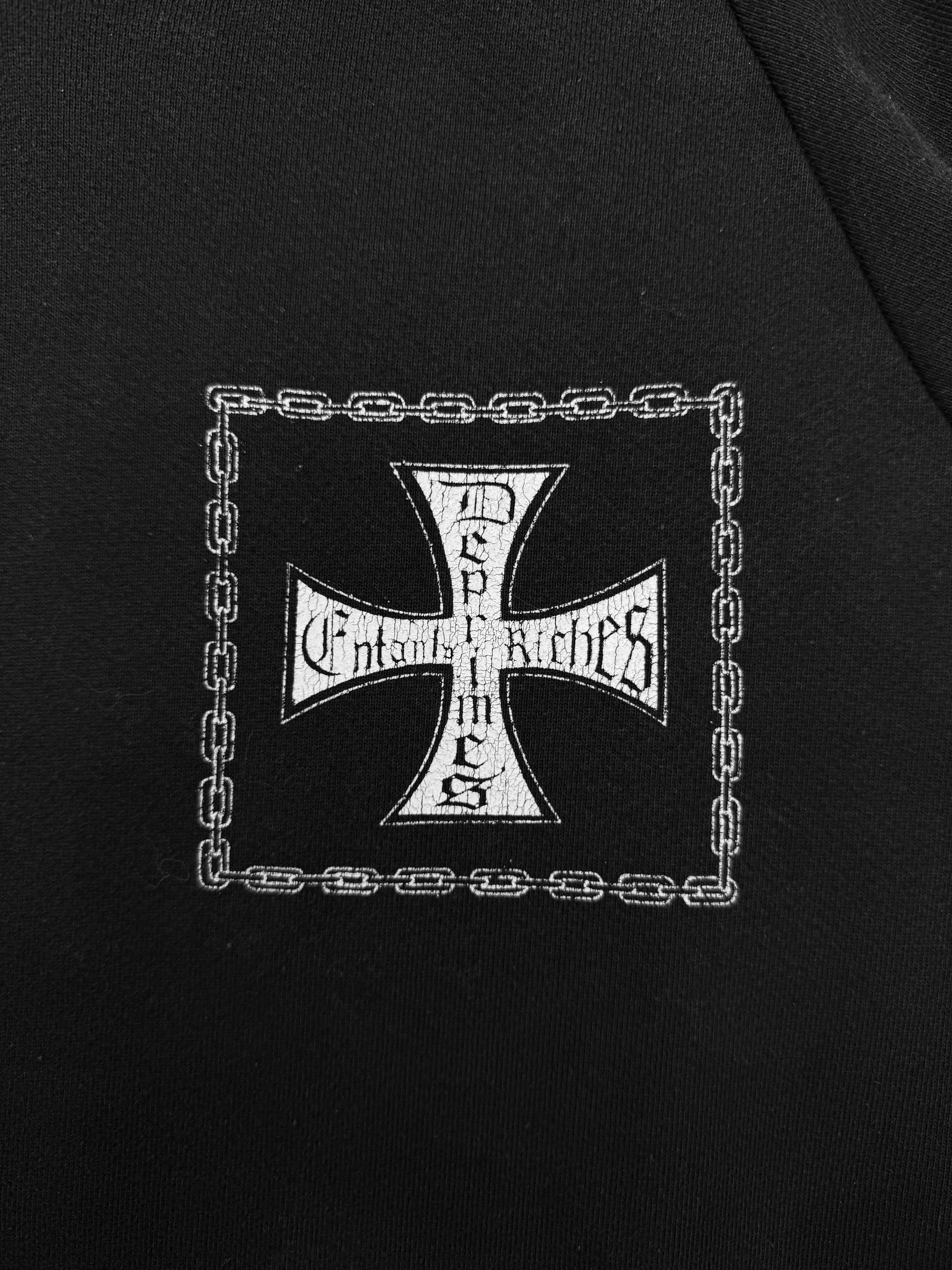 Enfants Riches Deprimes Iron Cross Black Heavy Weight Hoodie
