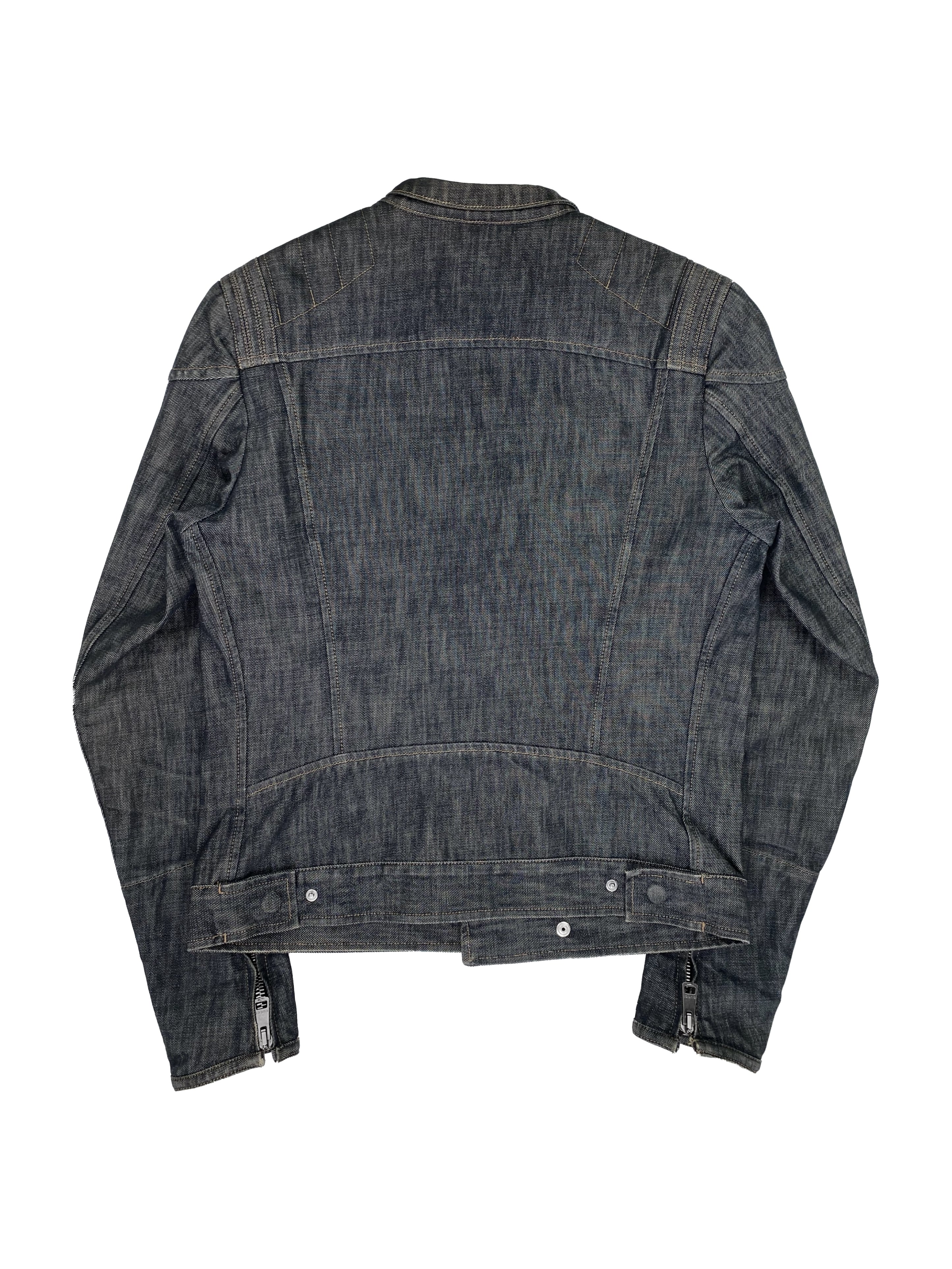 Gucci Coarse Denim Perfecto Biker Jacket