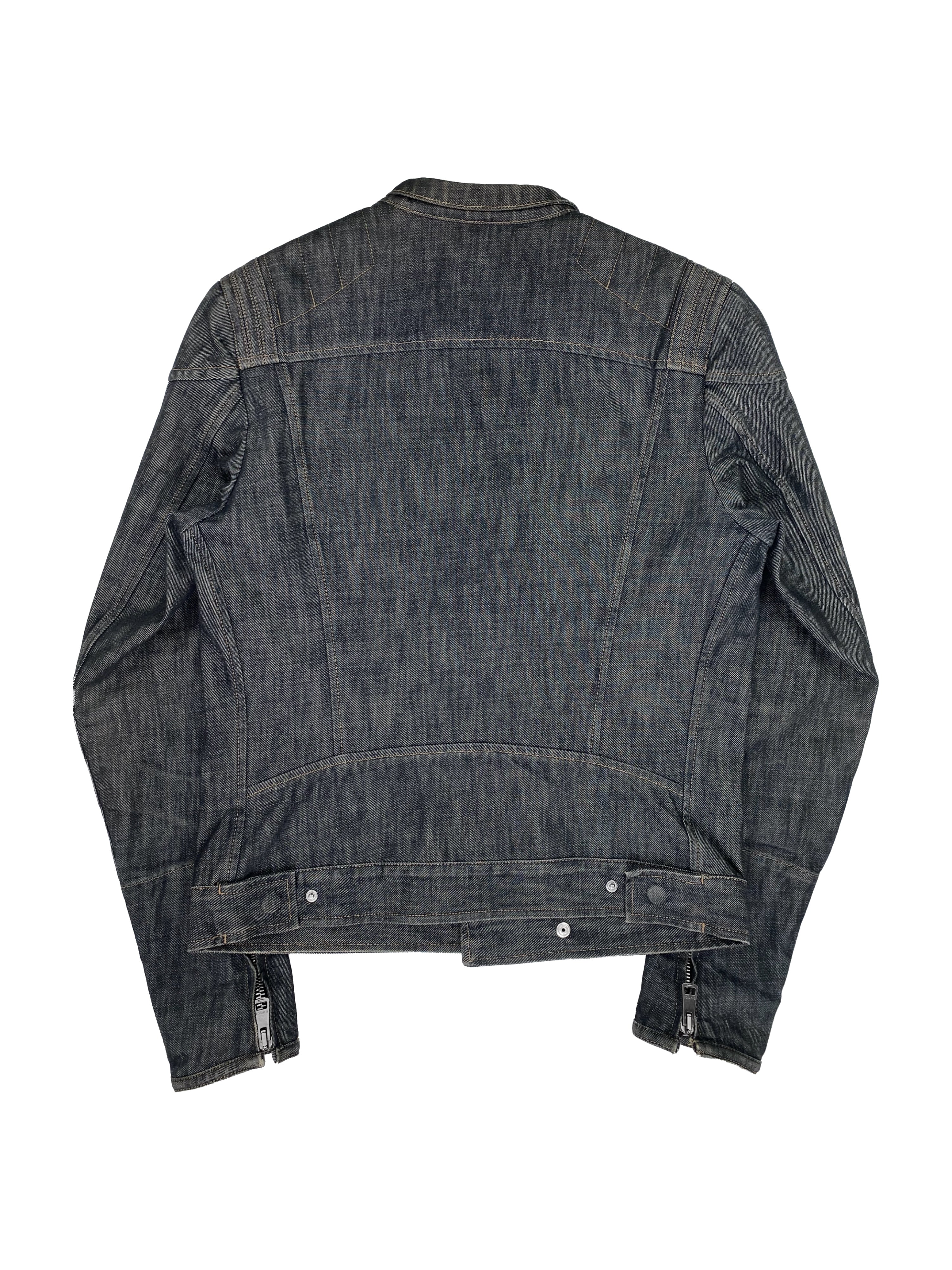 Gucci Coarse Denim Perfecto Biker Jacket