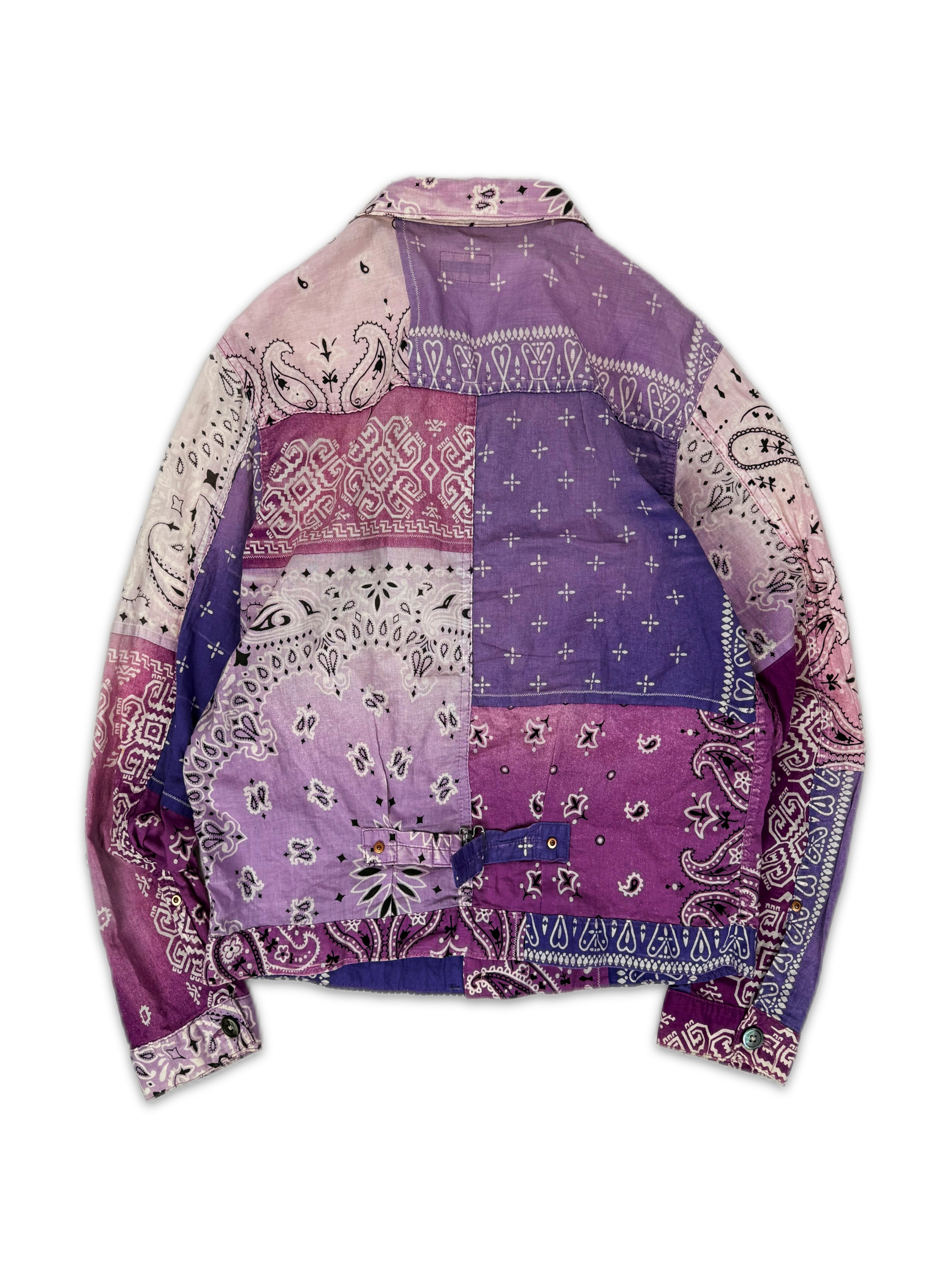 Kapital Purple ‘Bandana’ Paisley Reworked Button Up Jacket