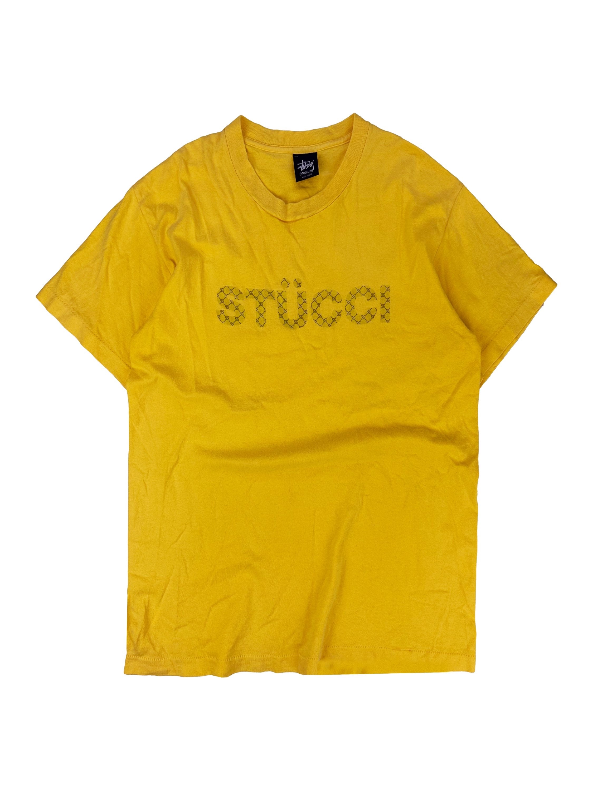 00s Stüssy ‘Stucci’ Bootleg Monogram Spellout Logo T-Shirt