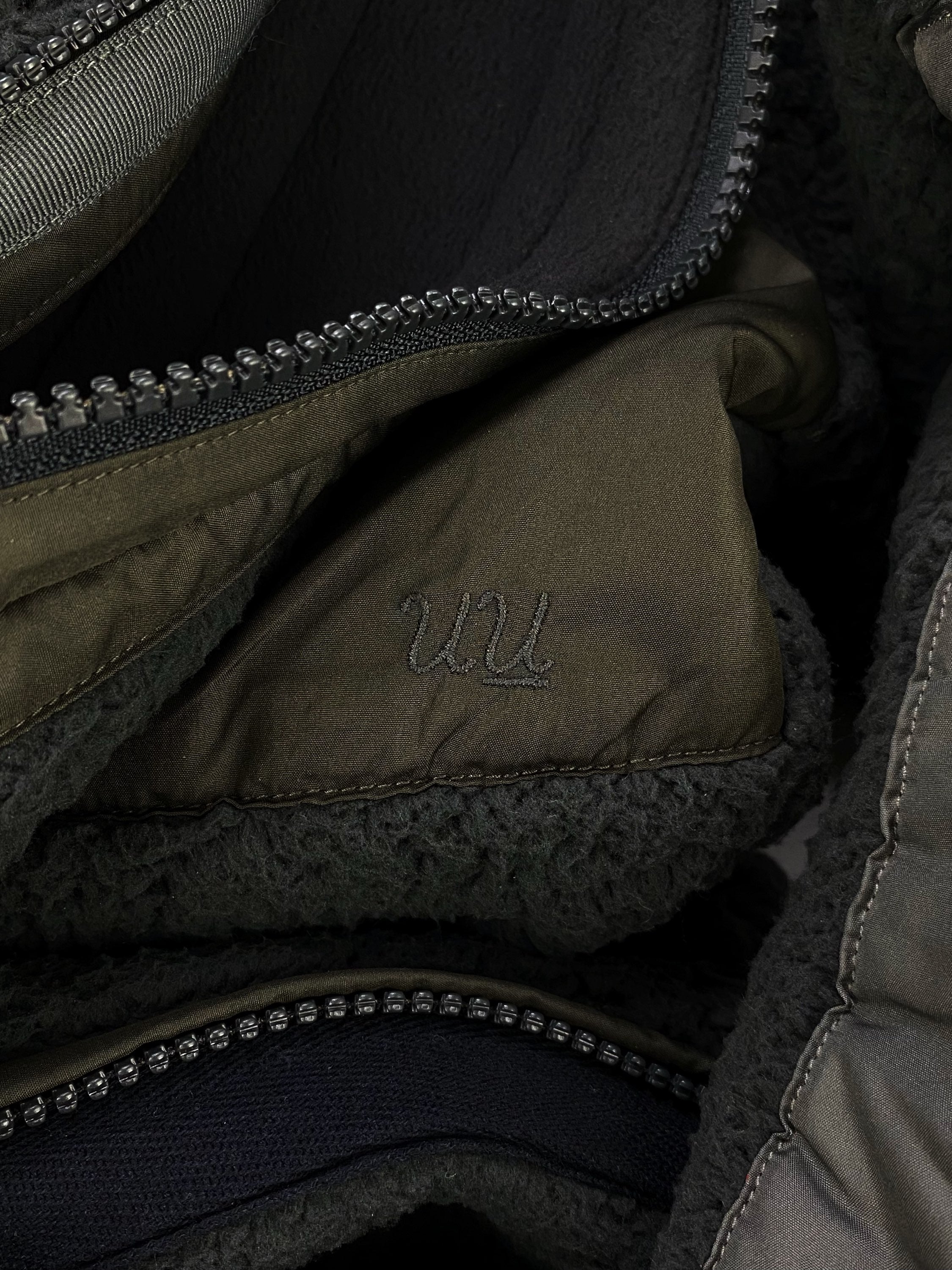 Undercover Colour Block Full Zip Tonal Fleece Jacket