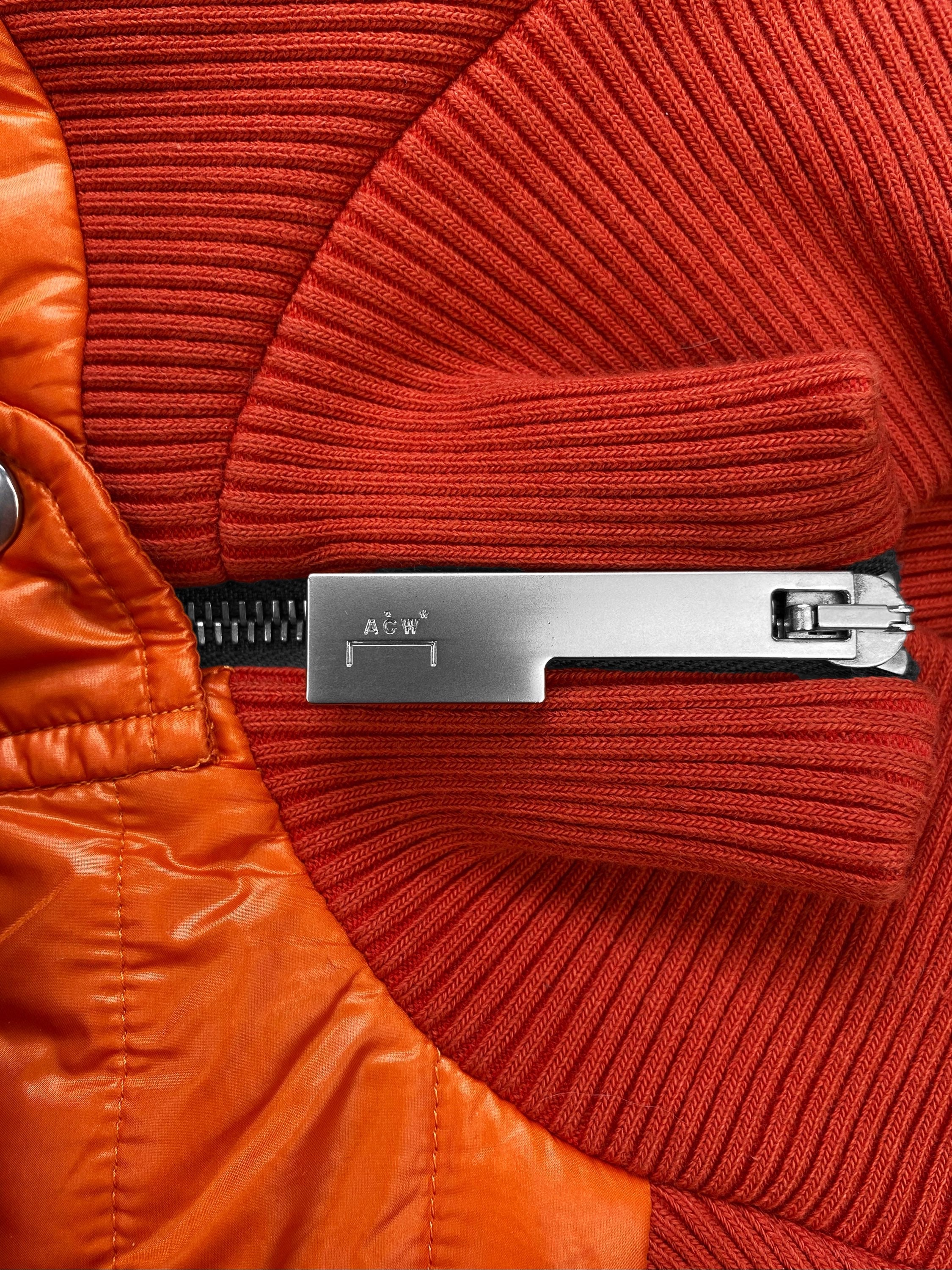 A Cold Wall 3D Cargo Pocket Padded Asymmetric Orange Vest