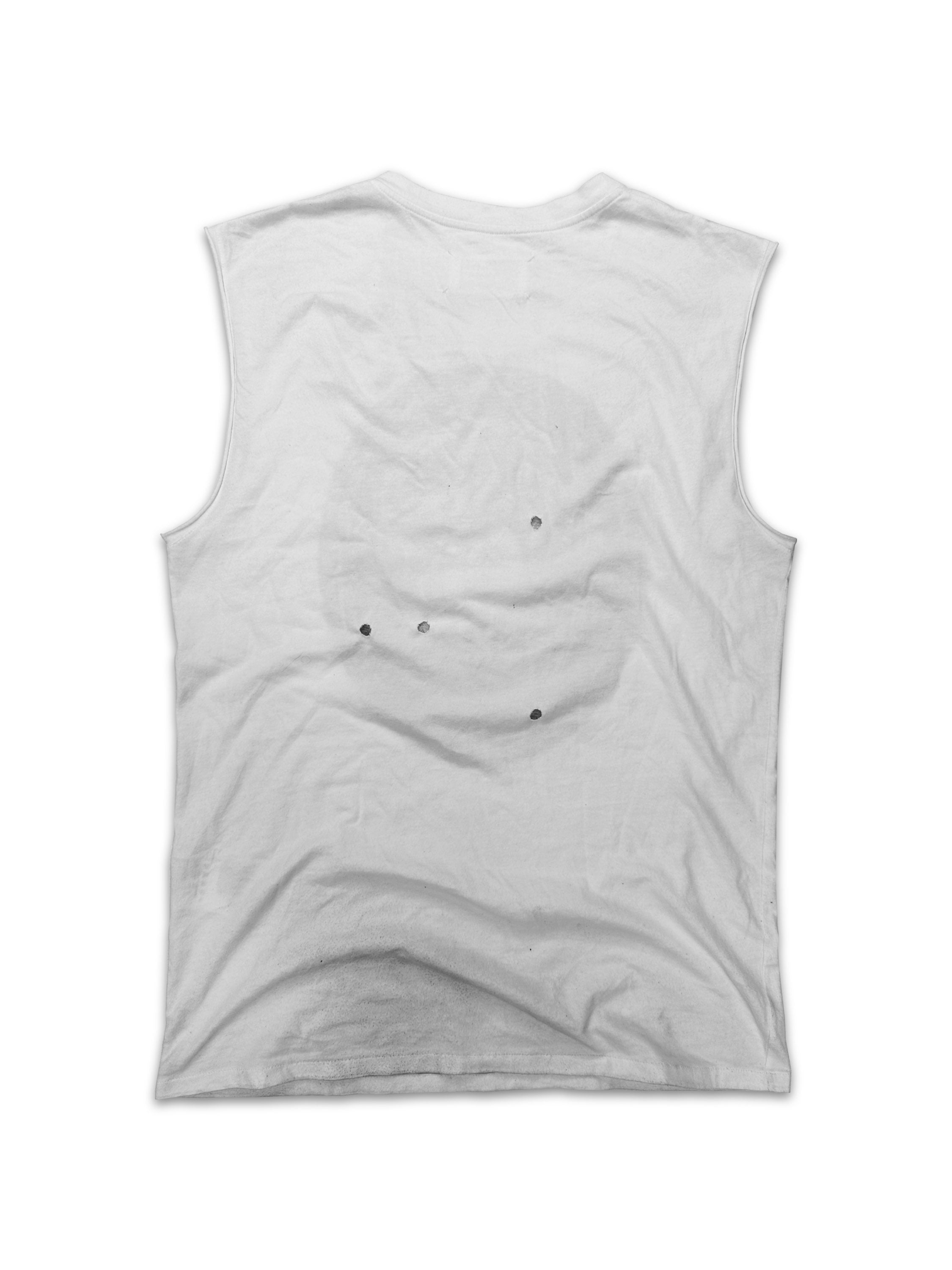 SS08 Maison Margiela ‘Target’ Bullet Hole Graphic Tank-top