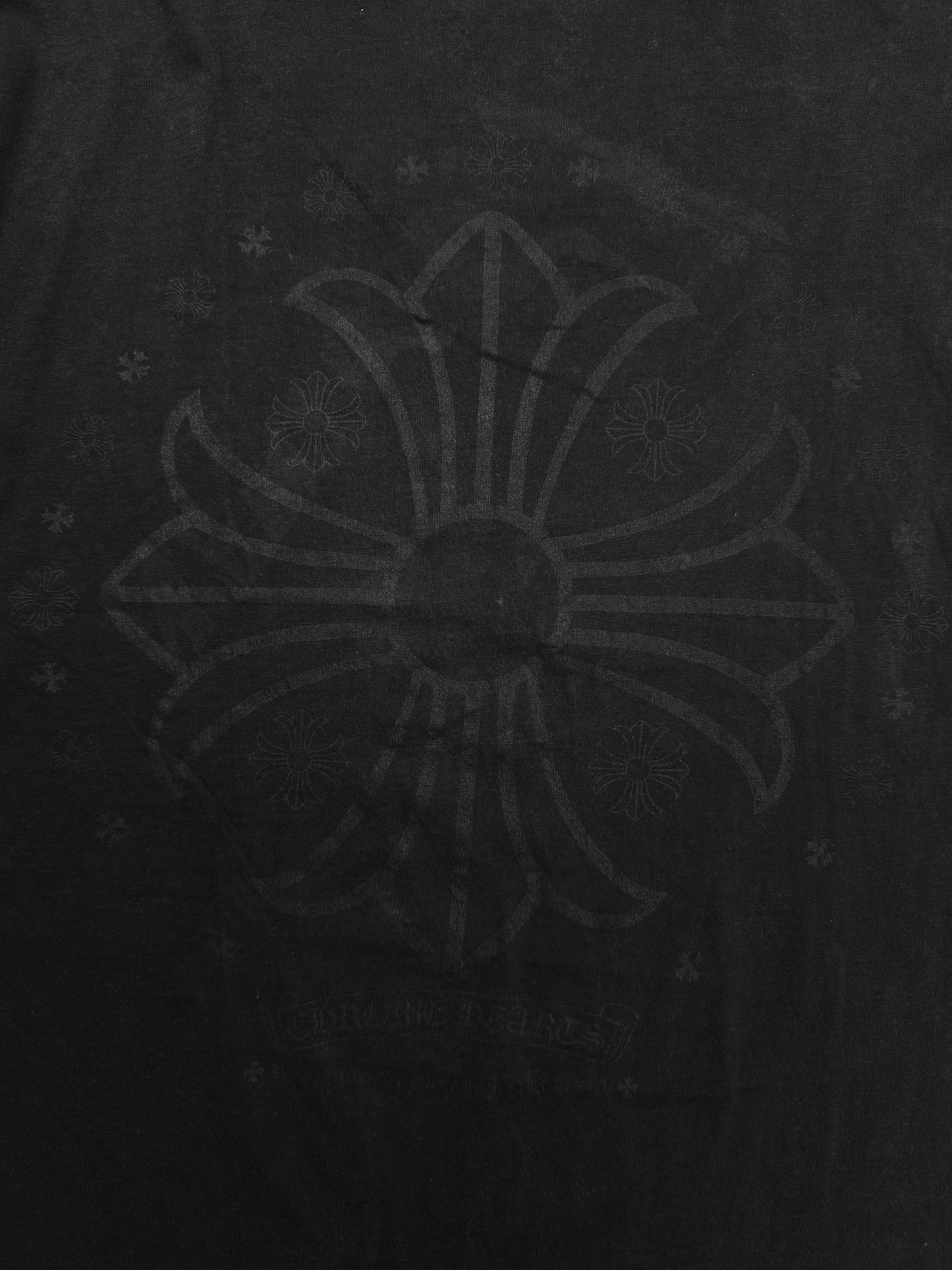 Chrome Hearts Plus Monogram Faded Black T-Shirt