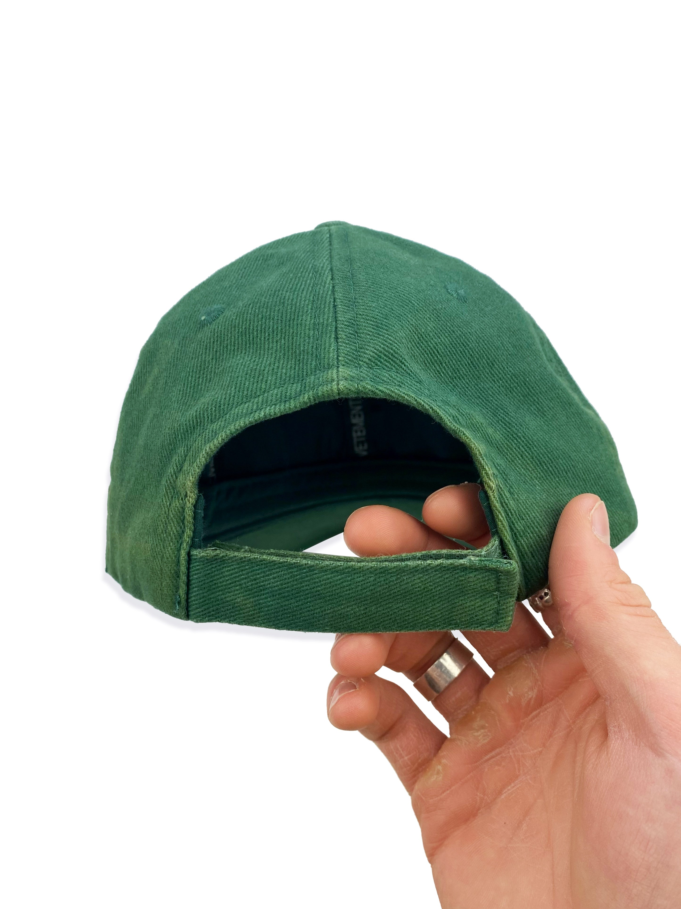 SS17 Vetements Polizei Embroidered Strap-back Baseball Cap