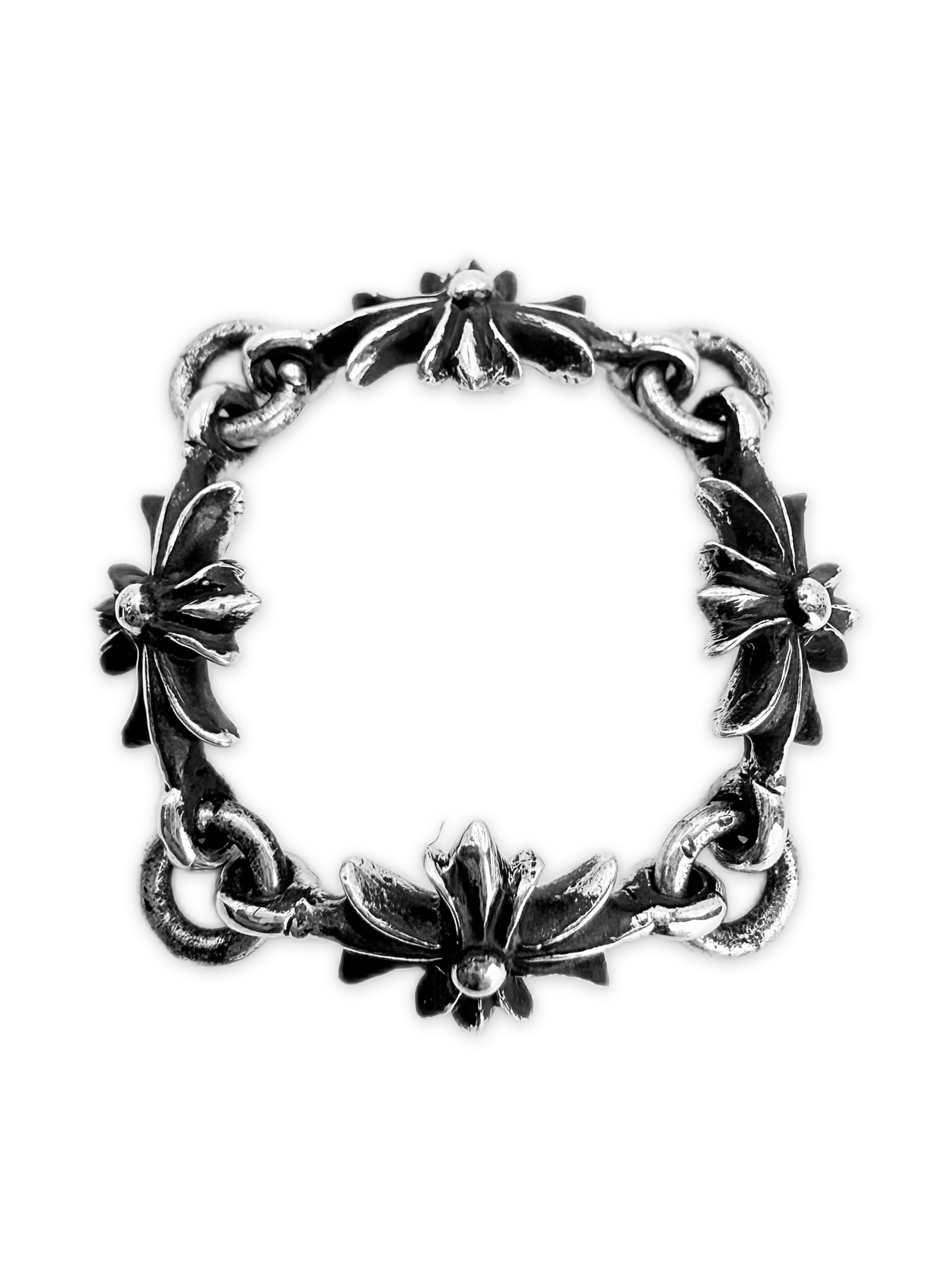 Chrome Hearts ‘Tiny E’ .925 Silver Cut Out Ring