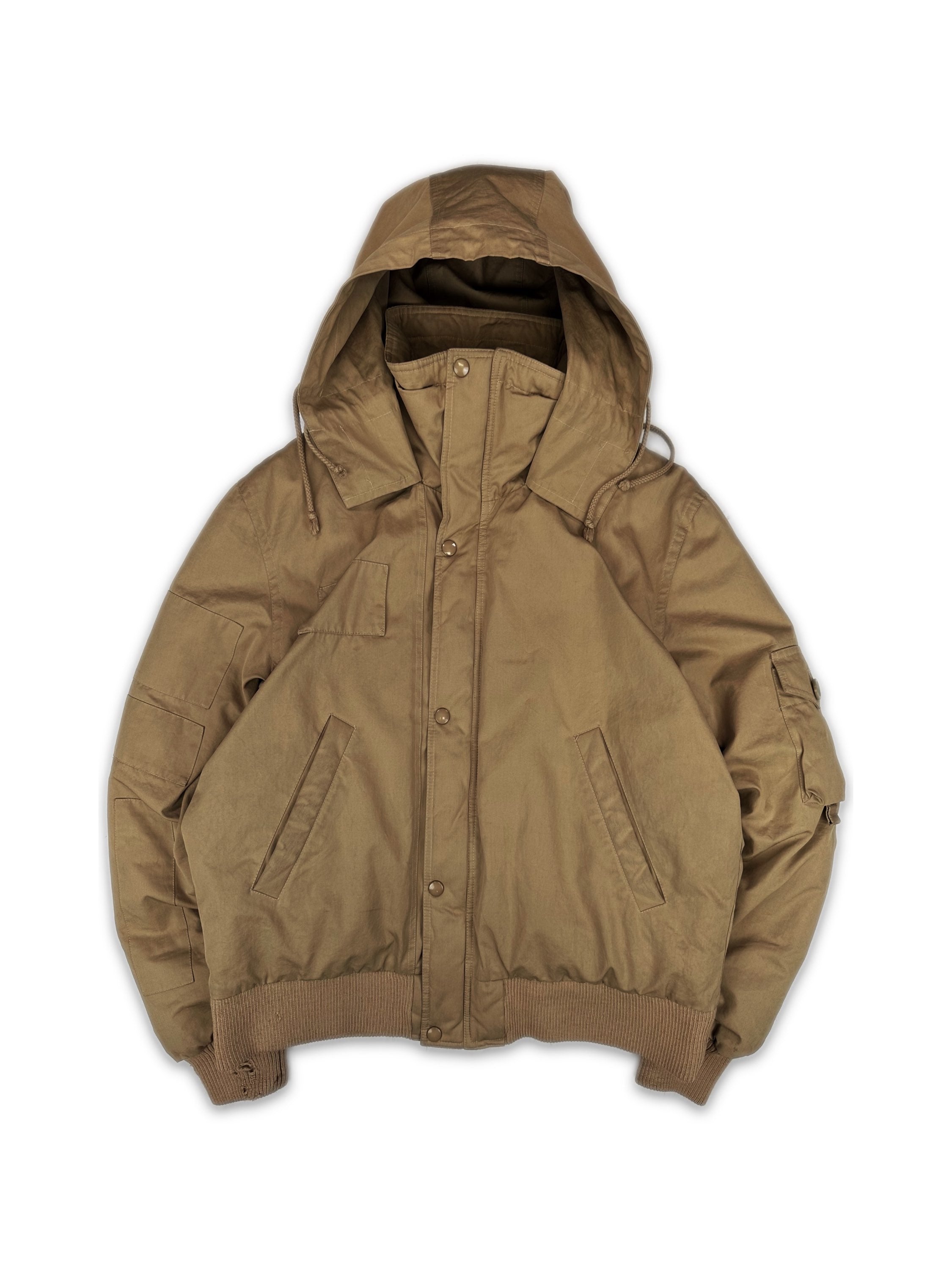 AW05 Raf Simons SAMPLE ‘History of My World’ Beige Puffer Jacket