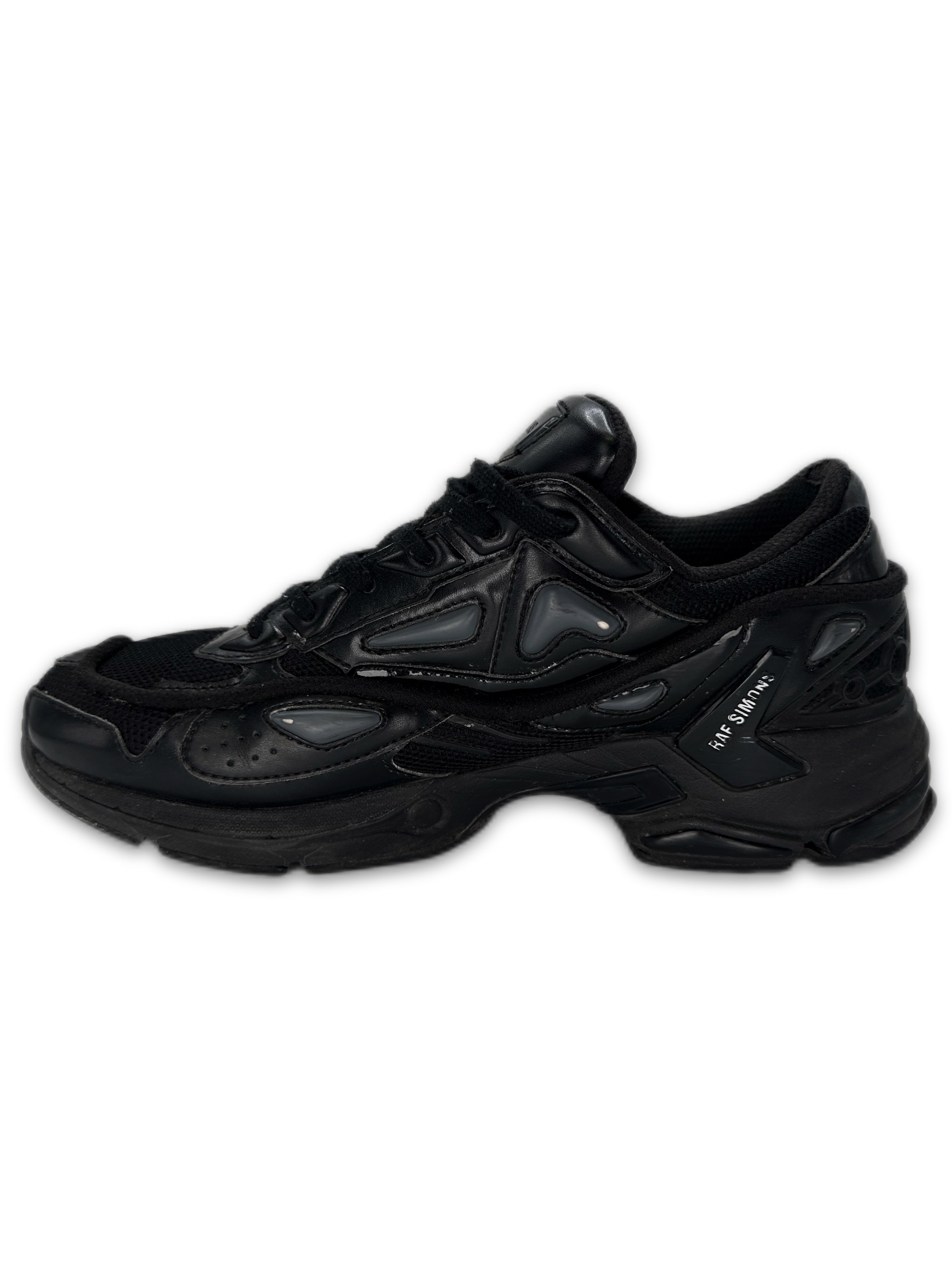 Raf Simons ‘Pharaphxus’ Black Low-top Leather Sneakers