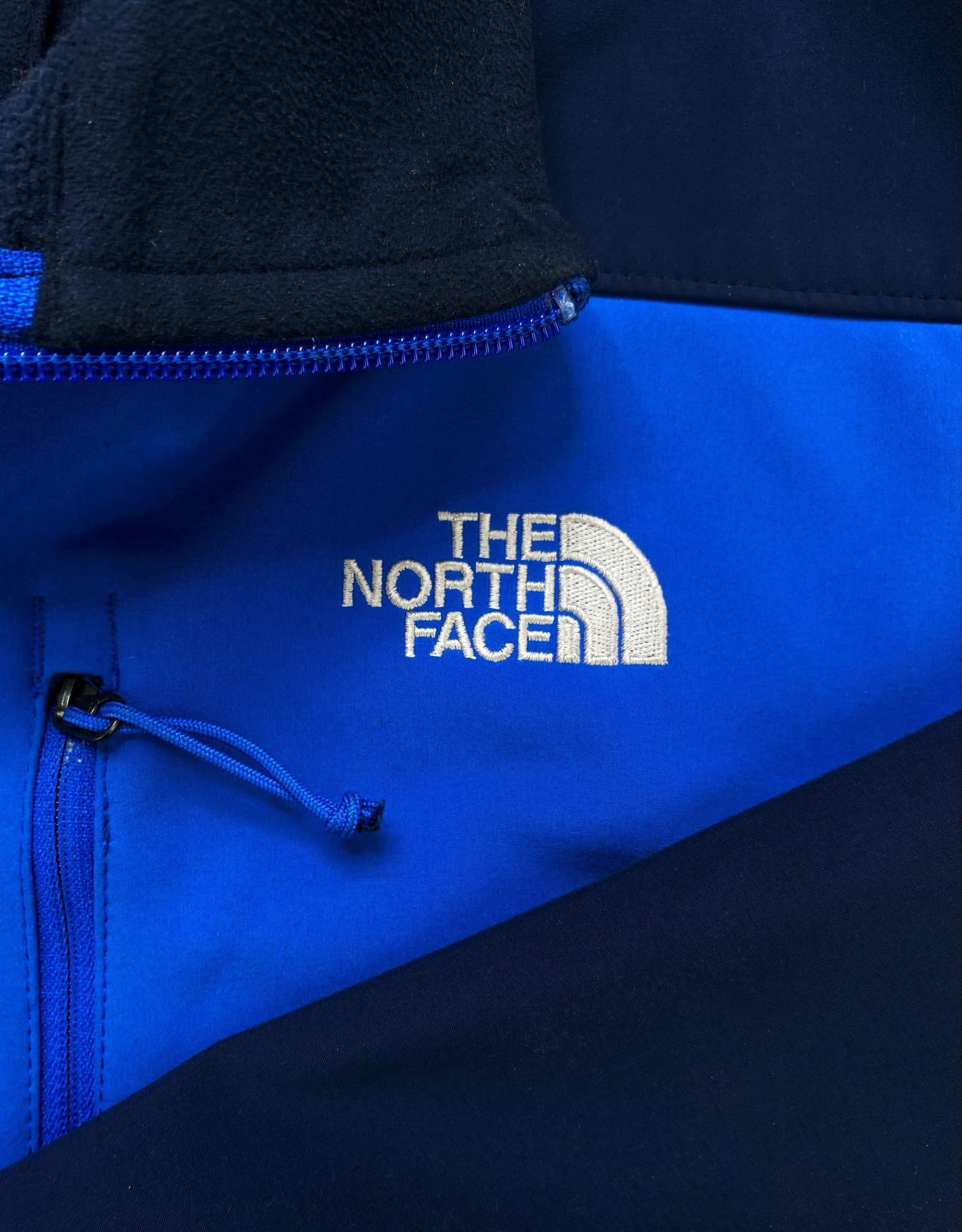 The North Face Two Tone Full Zip Embroidered Shell Jacket